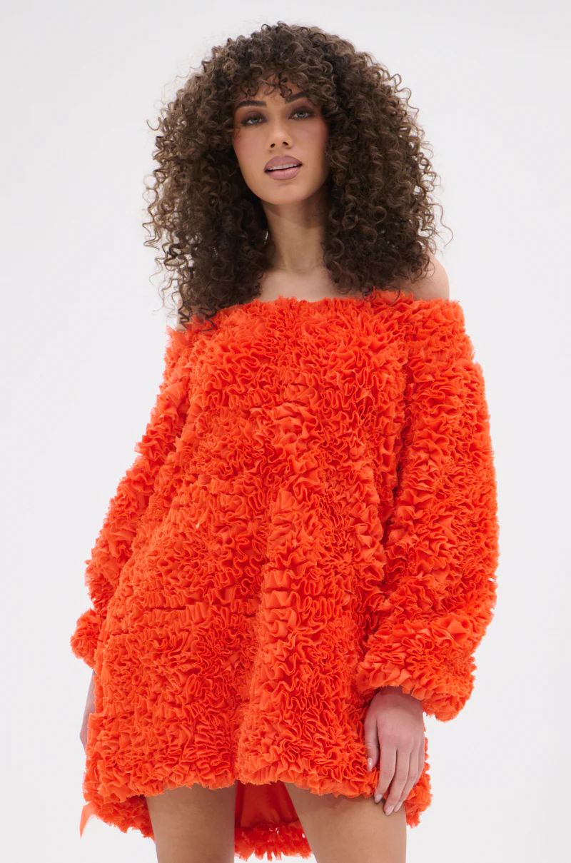 IN THE NAME OF FASHION RUFFLE MINI DRESS - Image 2