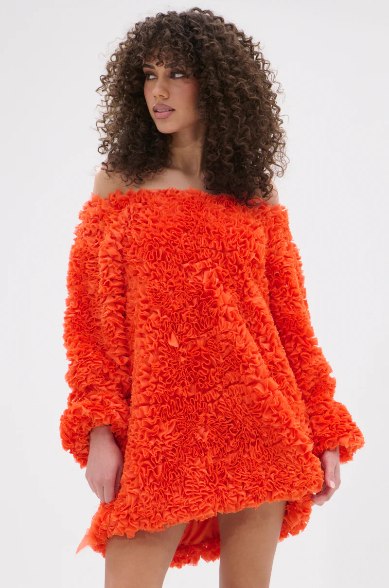 IN THE NAME OF FASHION RUFFLE MINI DRESS - Image 3
