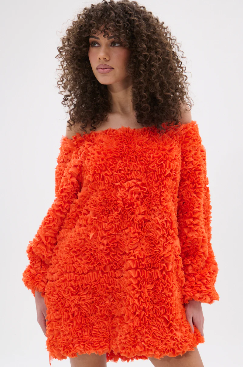 IN THE NAME OF FASHION RUFFLE MINI DRESS - Image 4