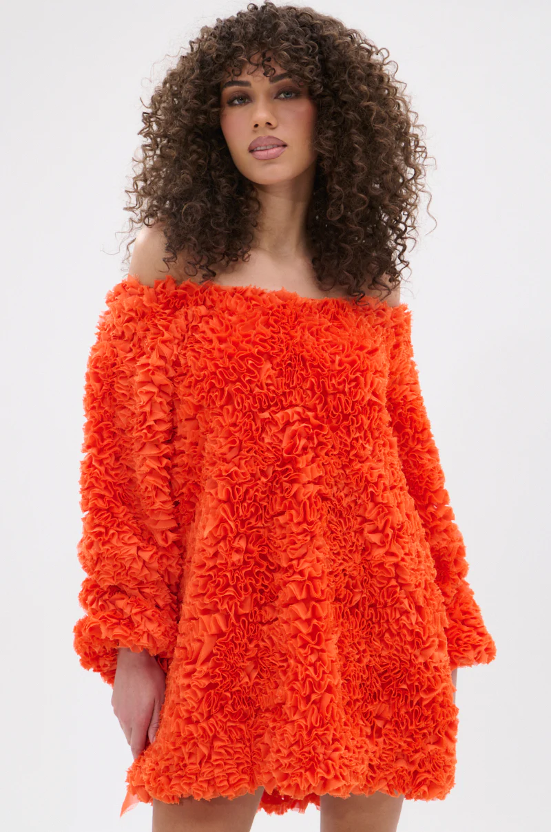 IN THE NAME OF FASHION RUFFLE MINI DRESS - Image 5