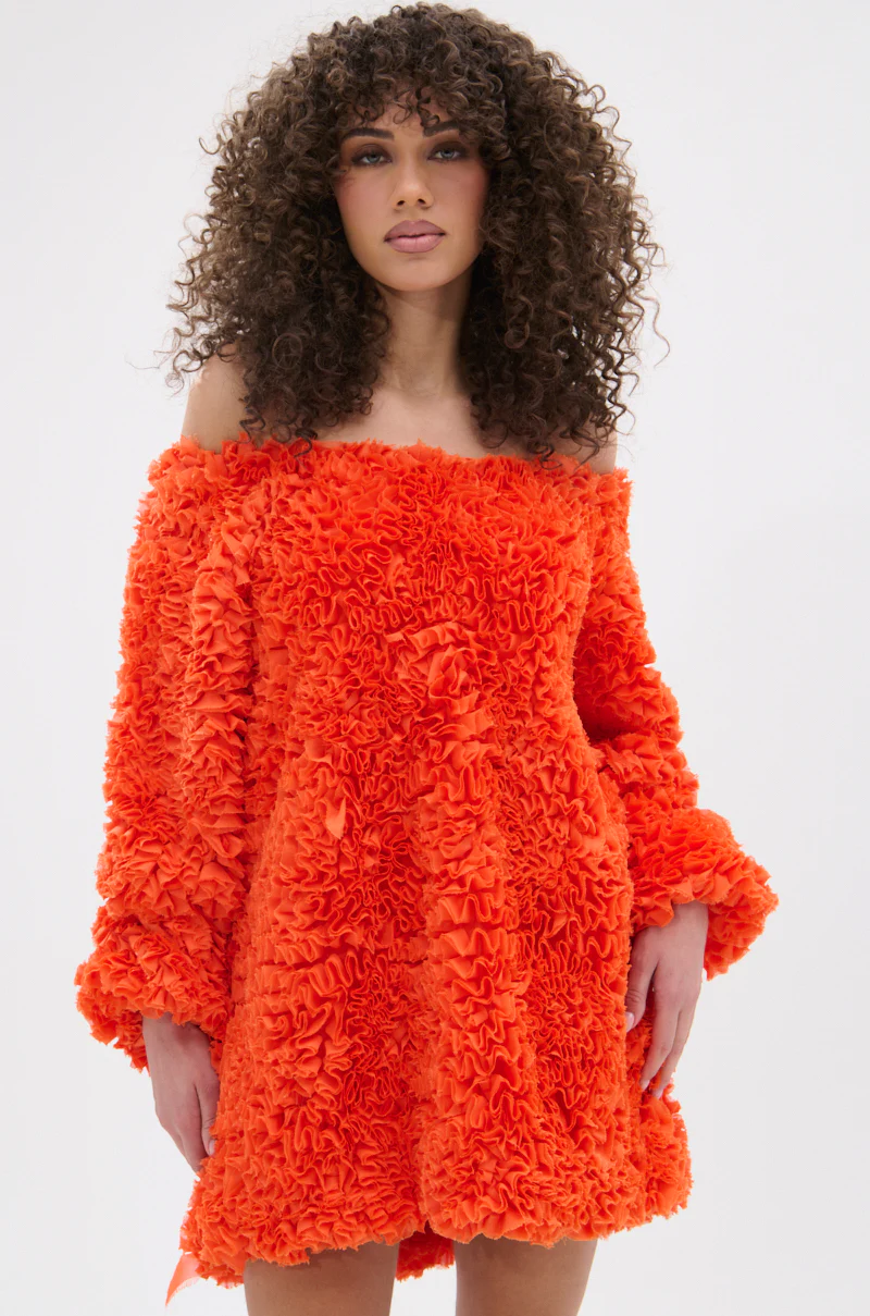 IN THE NAME OF FASHION RUFFLE MINI DRESS - Image 6