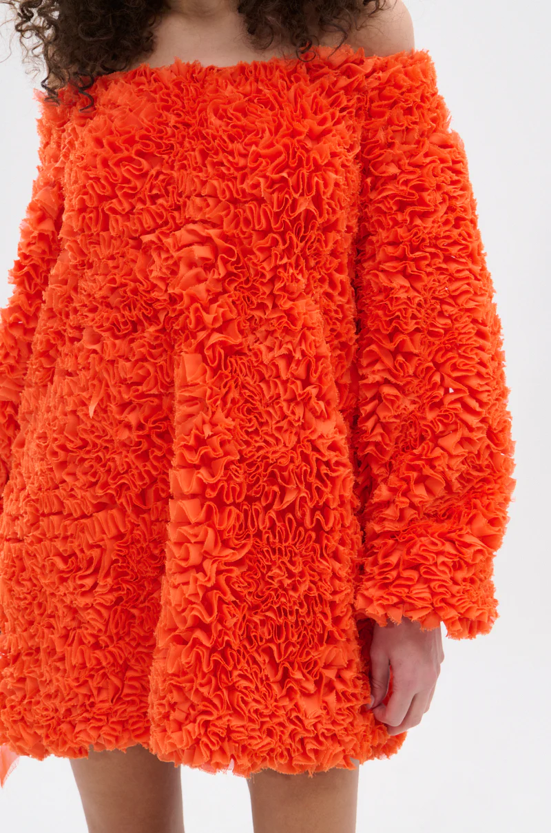 IN THE NAME OF FASHION RUFFLE MINI DRESS - Image 7