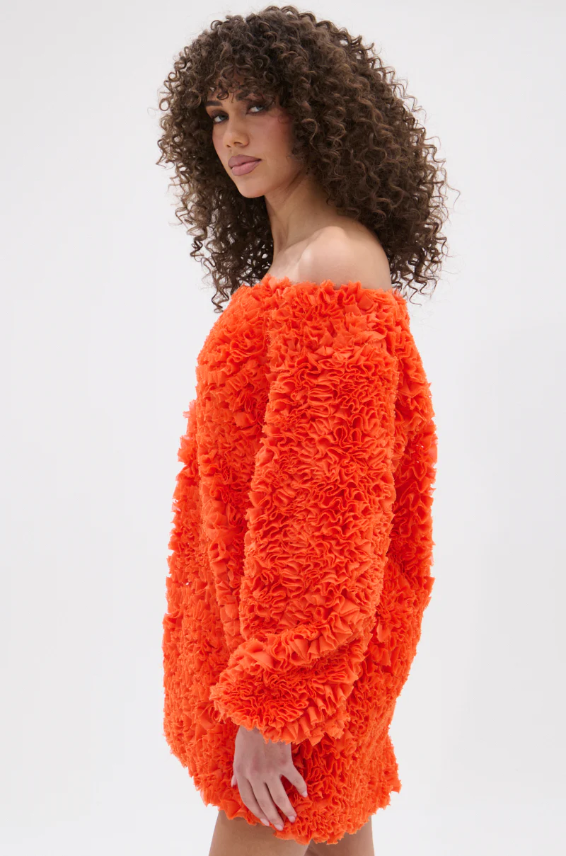IN THE NAME OF FASHION RUFFLE MINI DRESS - Image 9