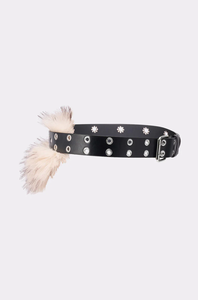 IN THE SNOW FAUX FUR BELT - Image 5