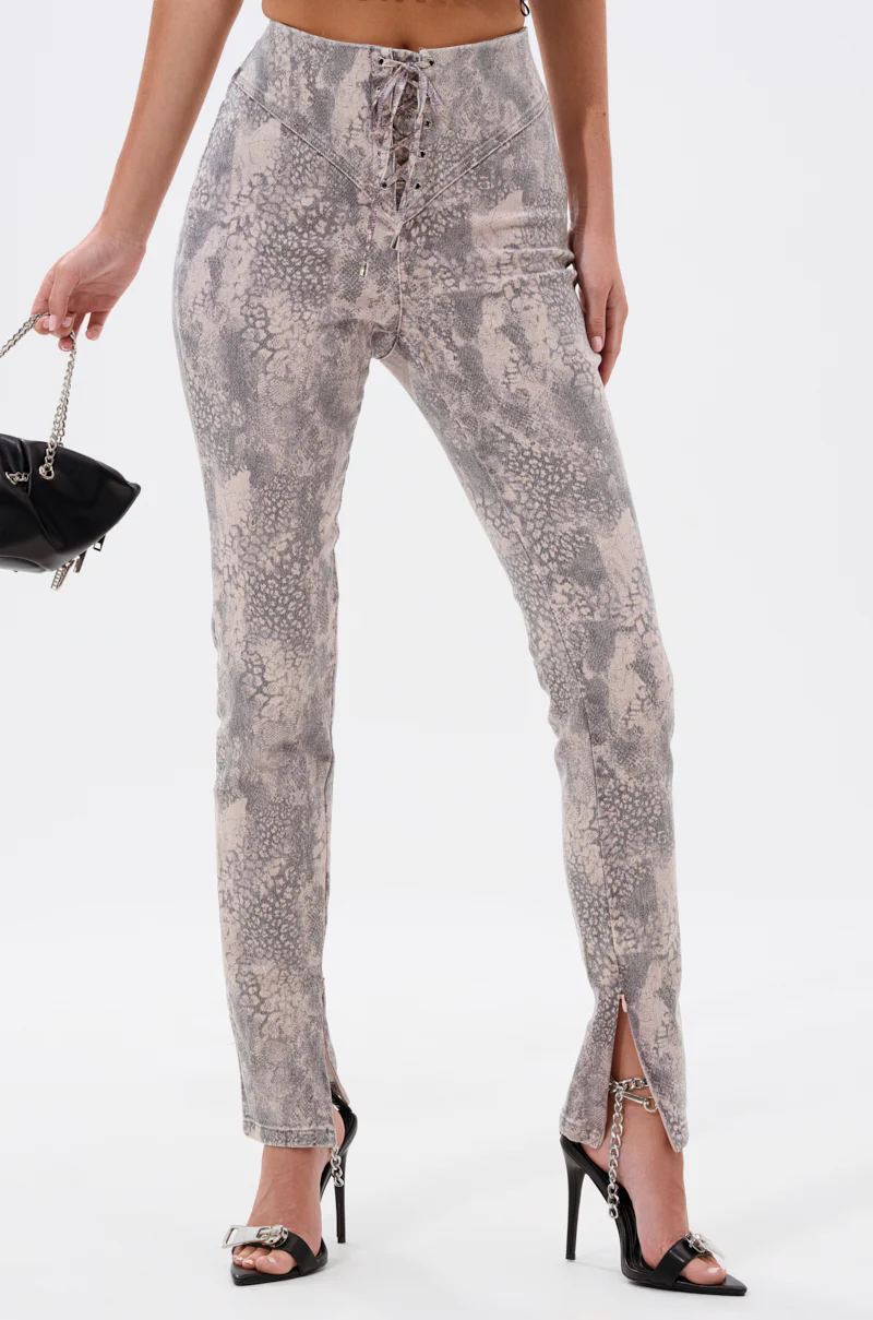 IN THE SUN SNAKE LACE-UP PANT - Image 4