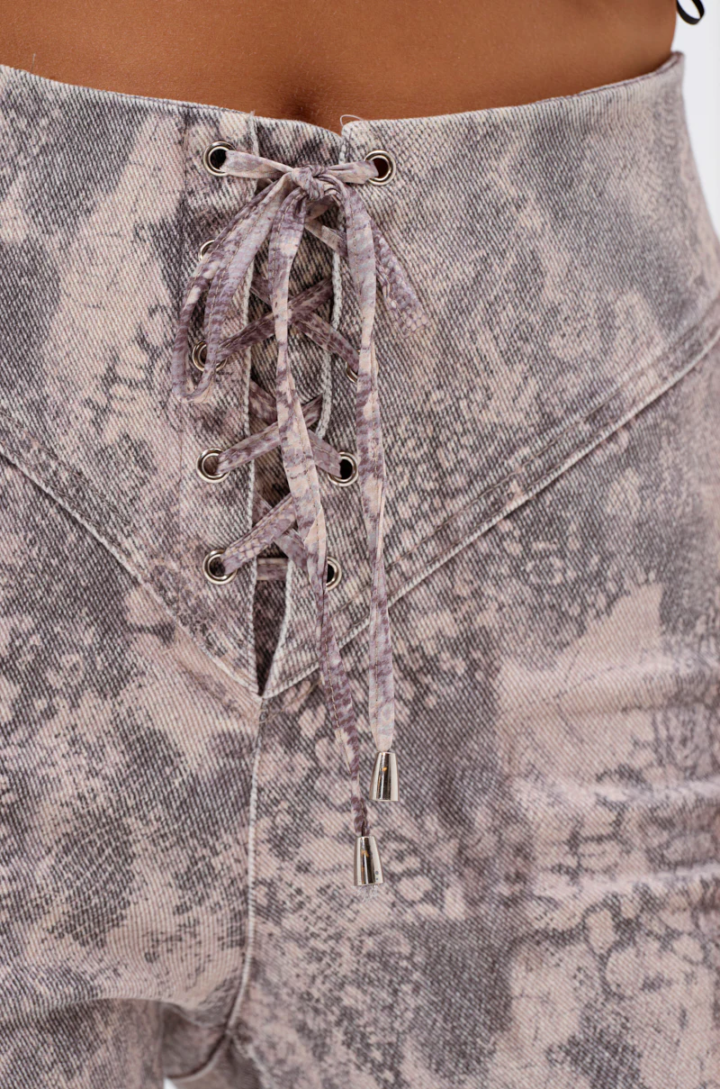 IN THE SUN SNAKE LACE-UP PANT - Image 9