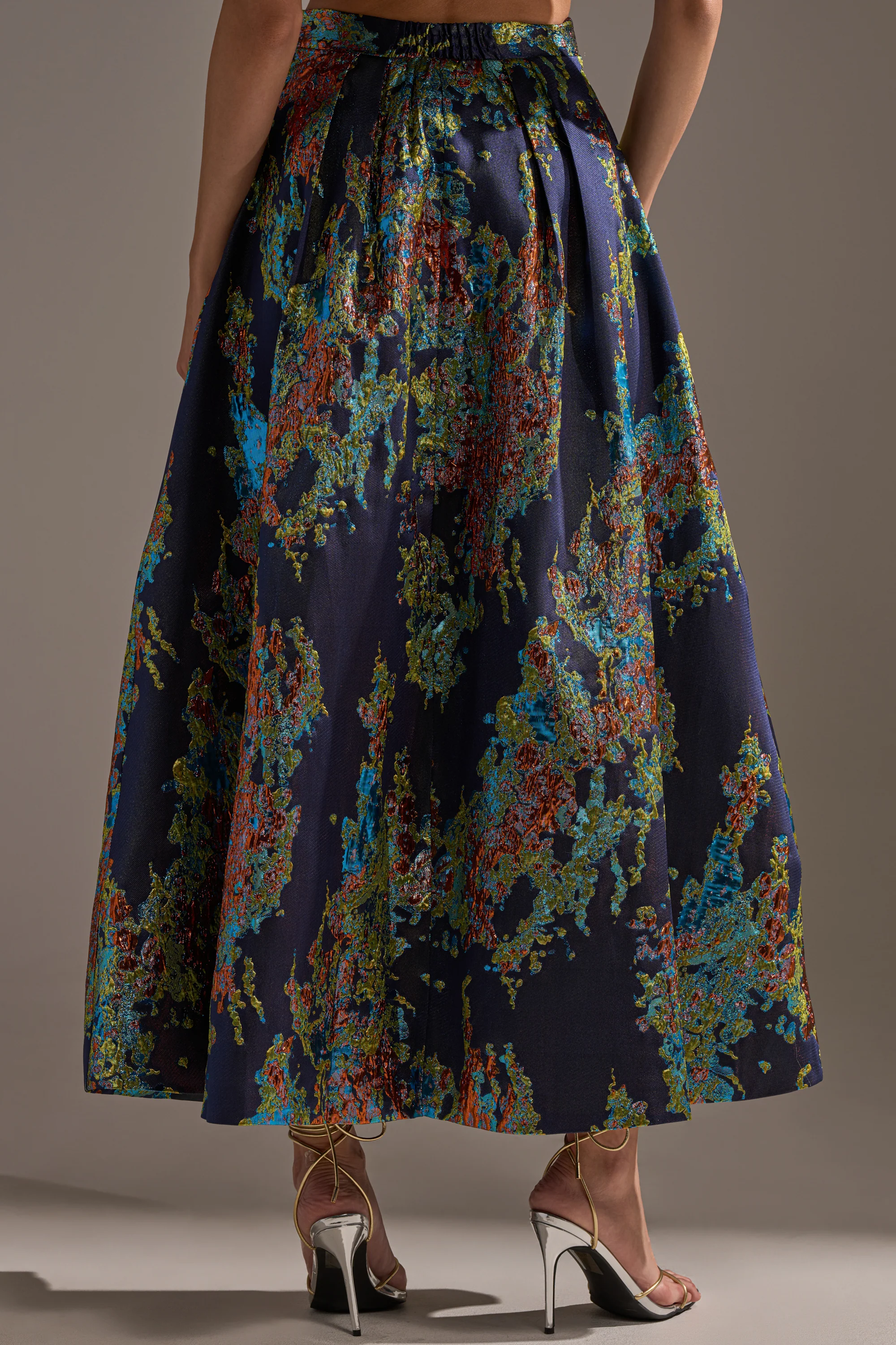 IN THE WILD BROCADE MAXI SKIRT - Image 5