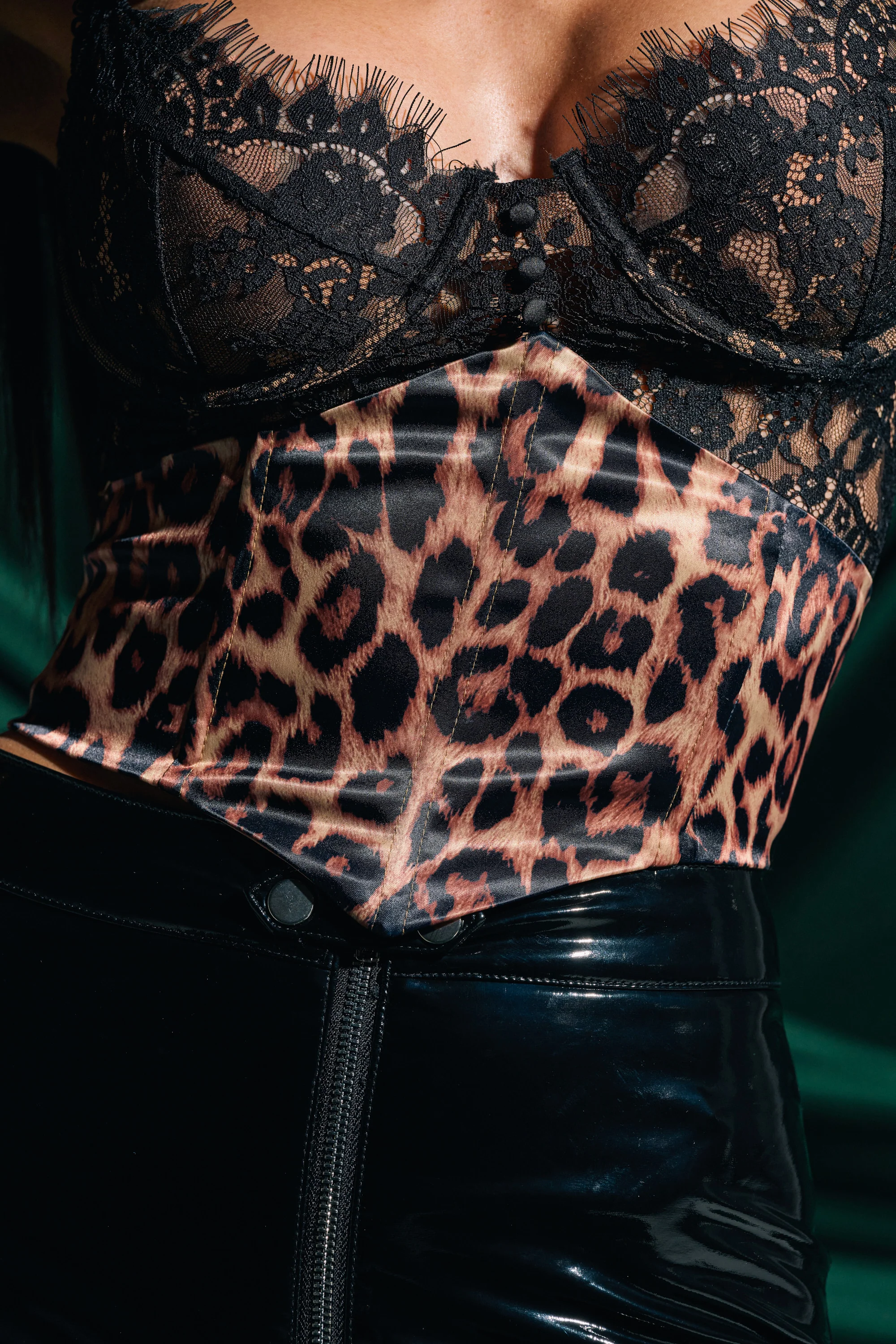 IN THE WILD SATIN CHEETAH BELT