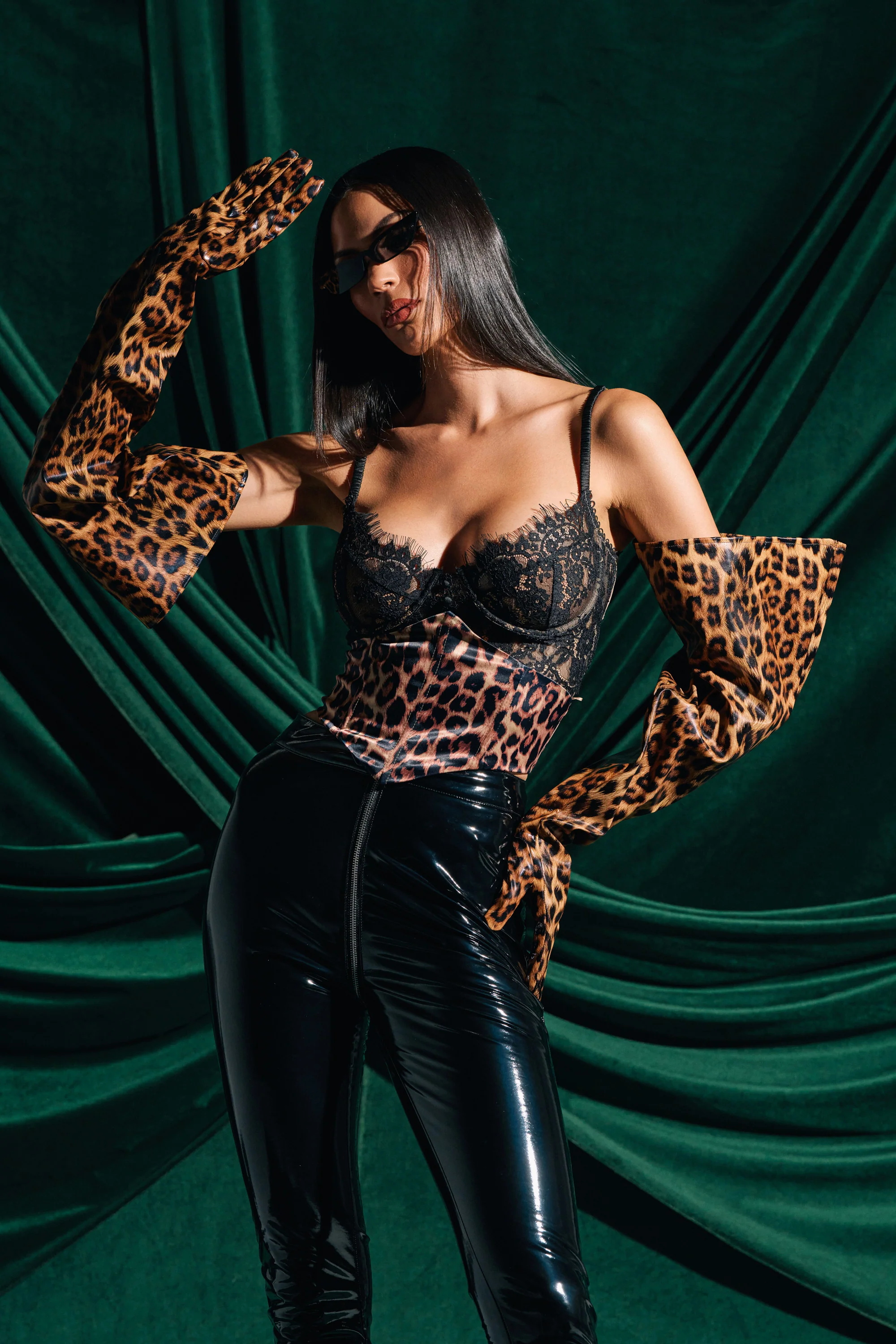 IN THE WILD SATIN CHEETAH BELT - Image 2