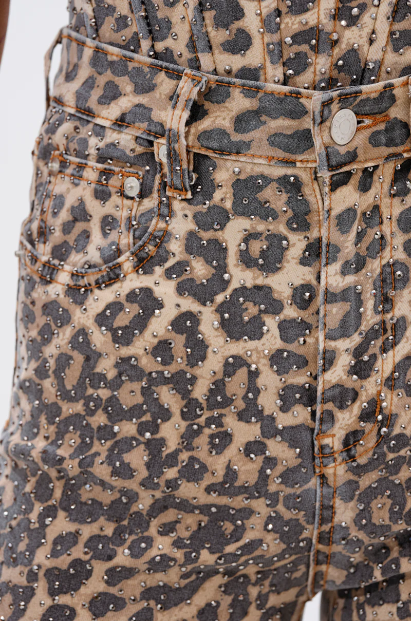 IN THE WILD WIDE LEG CHEETAH PANT - Image 7