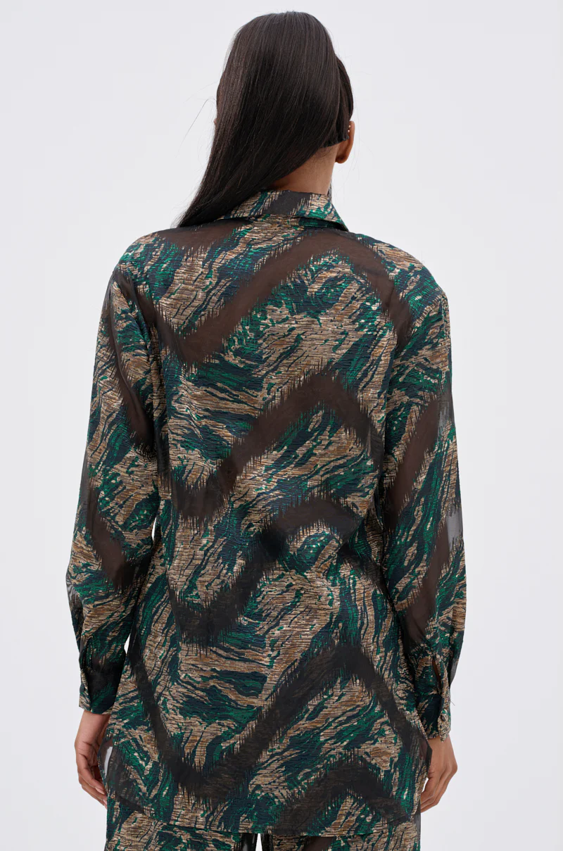 IN TOO DEEP BUTTON DOWN TOP - Image 5