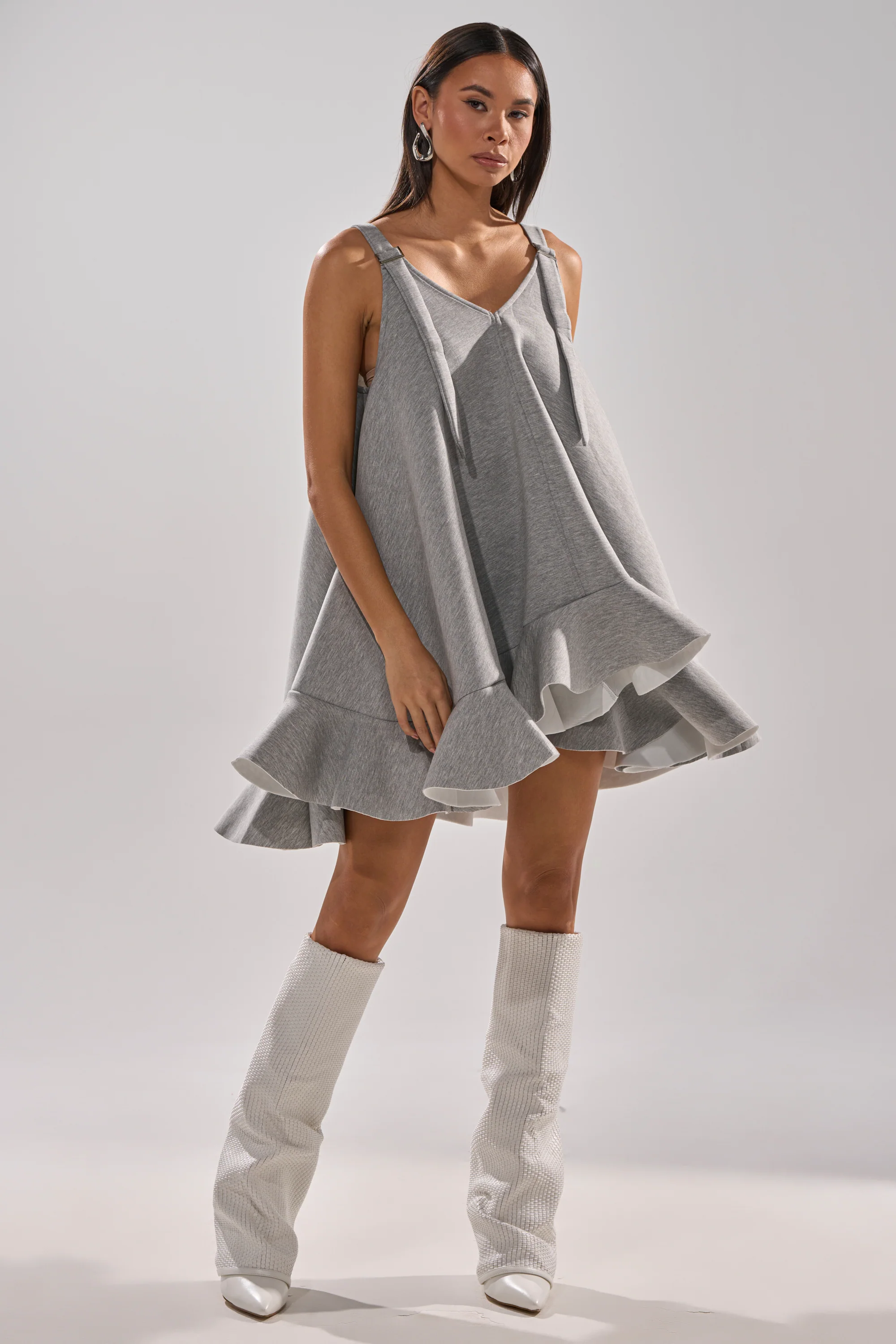 IN TOO DEEP SCUBA MINI DRESS - Image 2