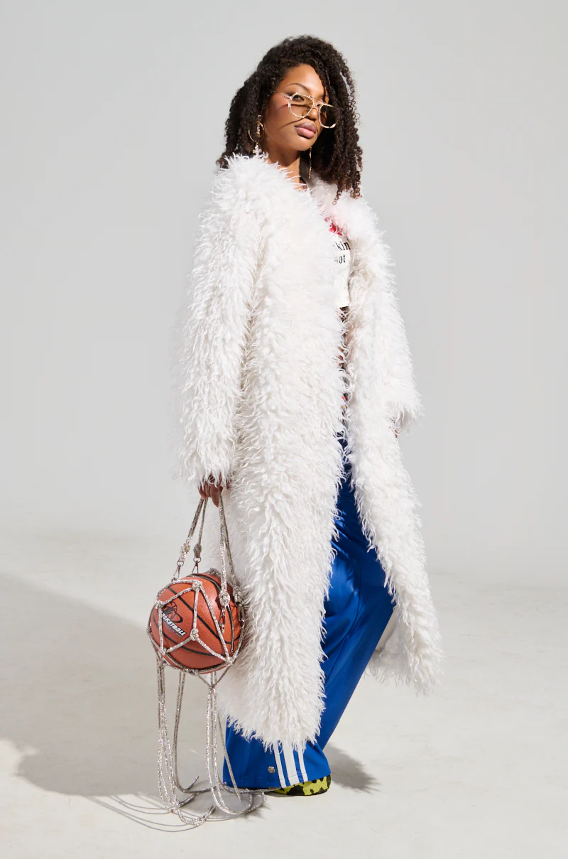 INA MOHAIR FUR TRENCH - Image 9