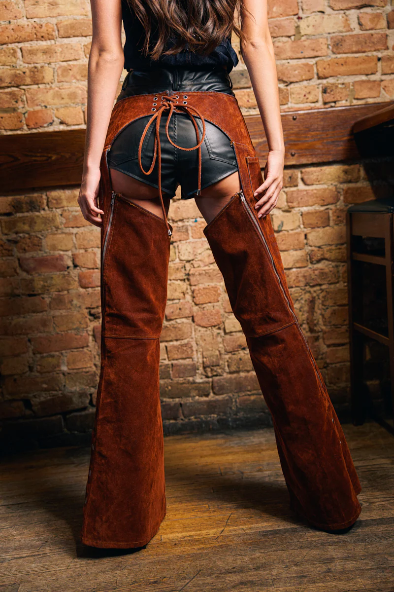 INCREDIBLE VELVET DENIM CHAPS - Image 3