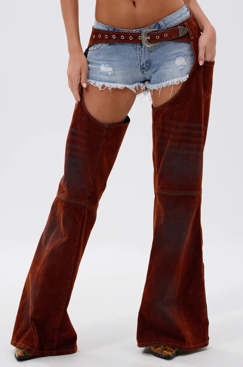 INCREDIBLE VELVET DENIM CHAPS - Image 6
