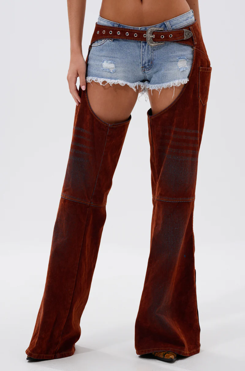 INCREDIBLE VELVET DENIM CHAPS - Image 7
