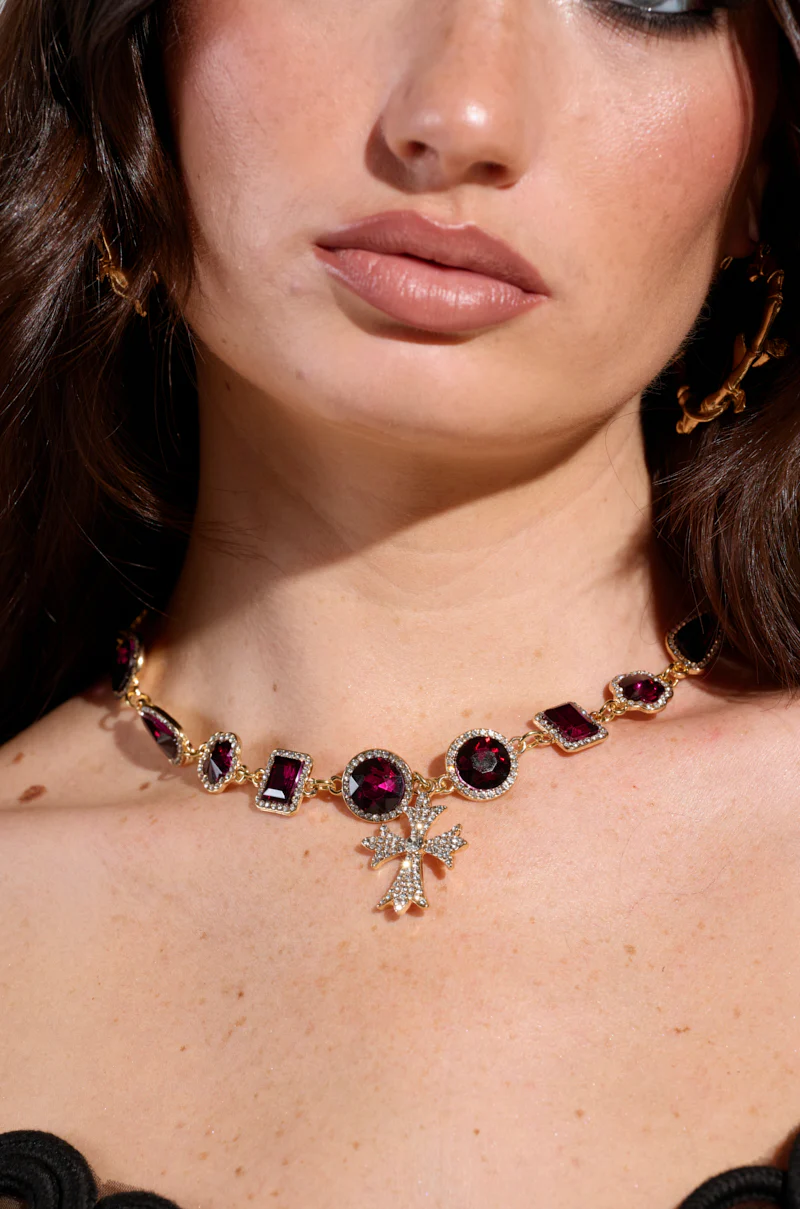 INSPIRE ME CROSS NECKLACE - Image 2