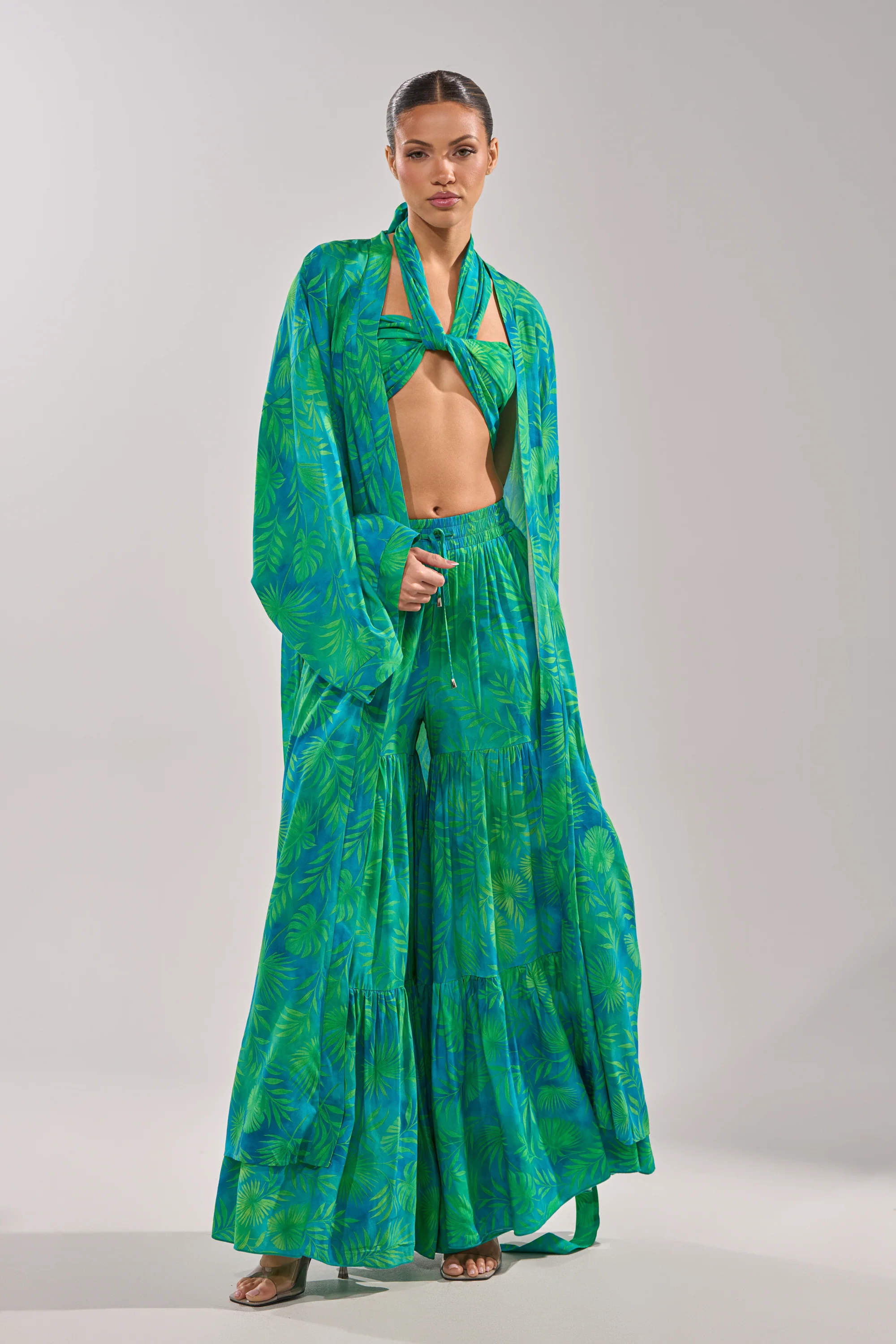 INTO THE GARDEN DUSTER IN GREEN - Image 5