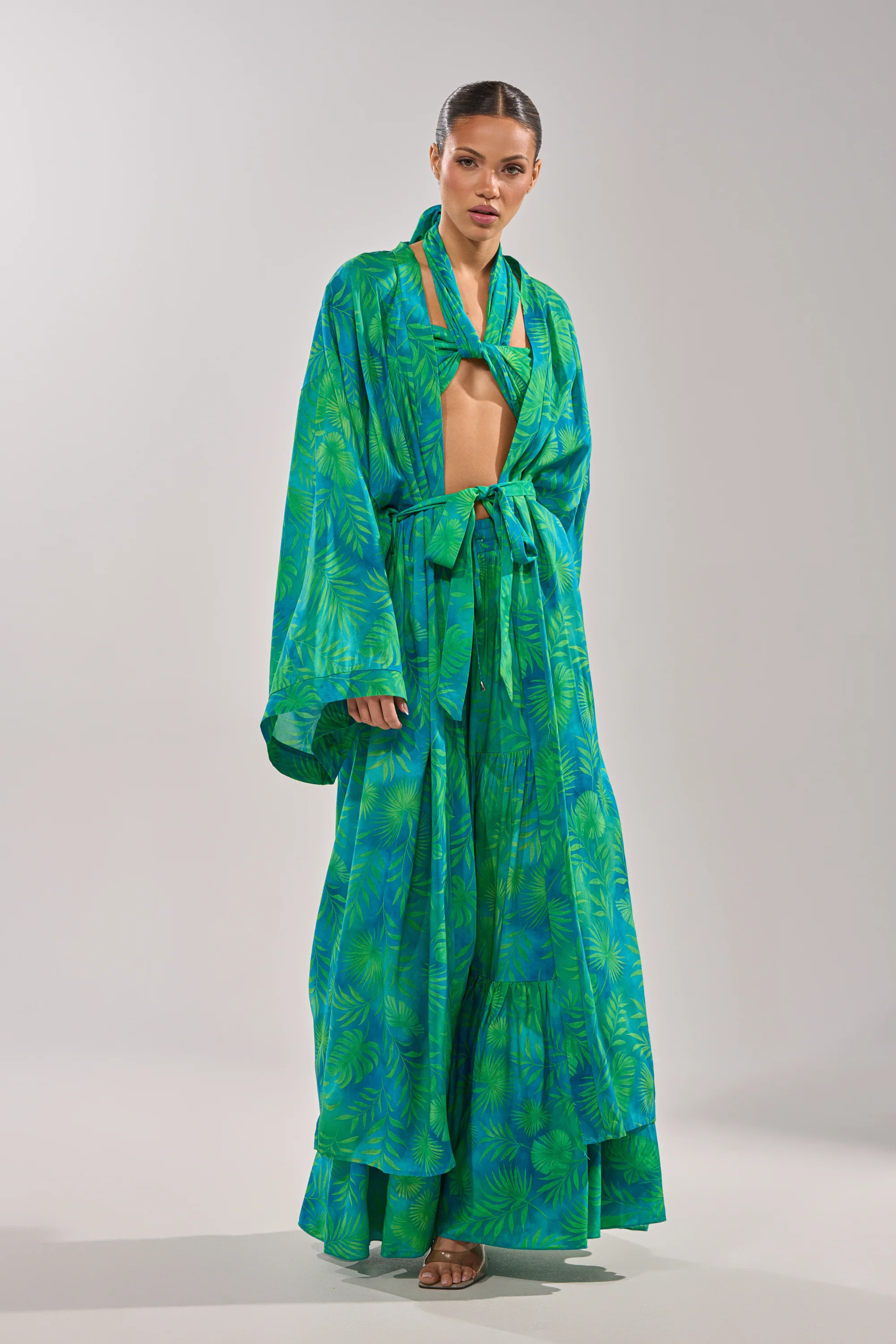 INTO THE GARDEN DUSTER IN GREEN - Image 6