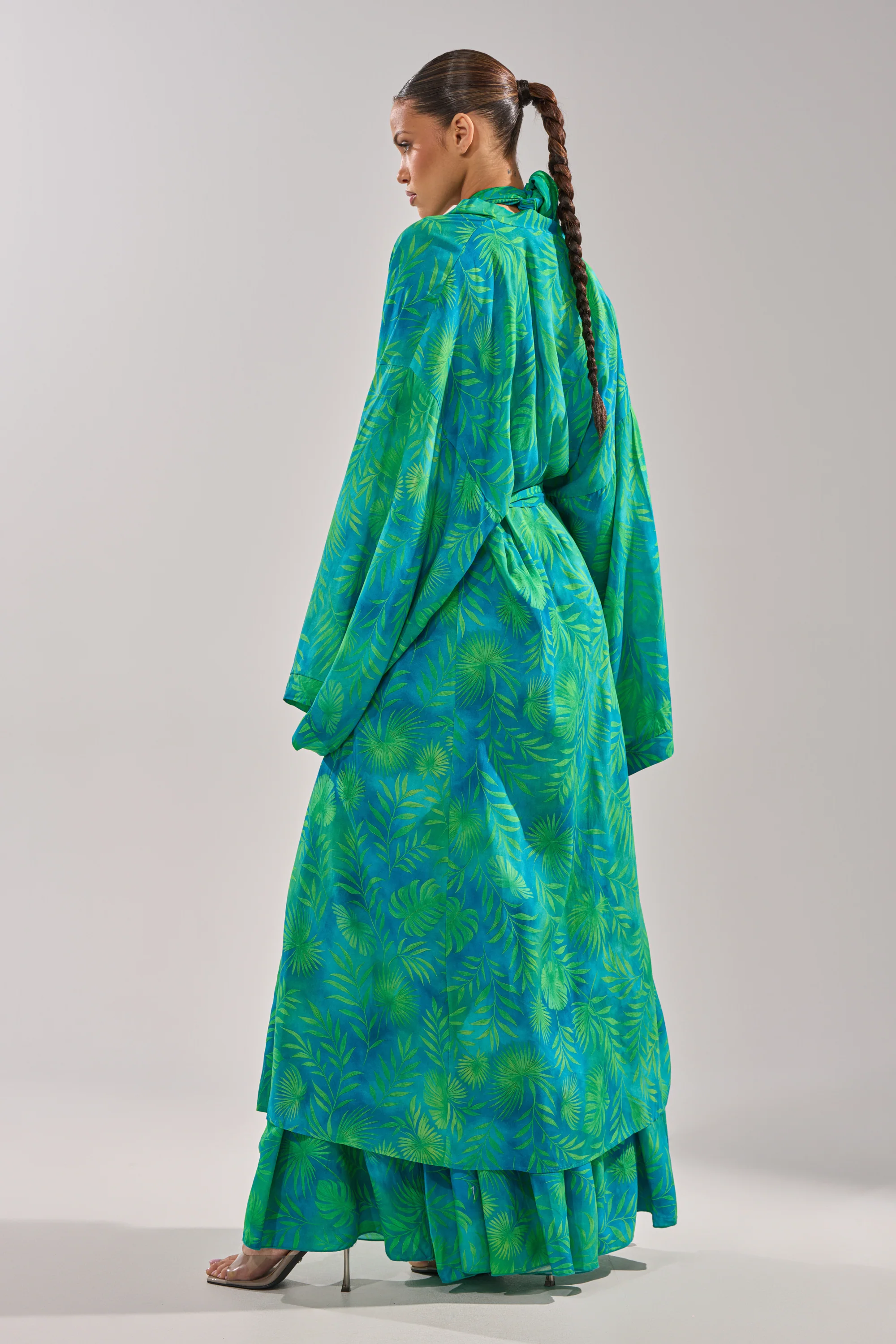 INTO THE GARDEN DUSTER IN GREEN - Image 8