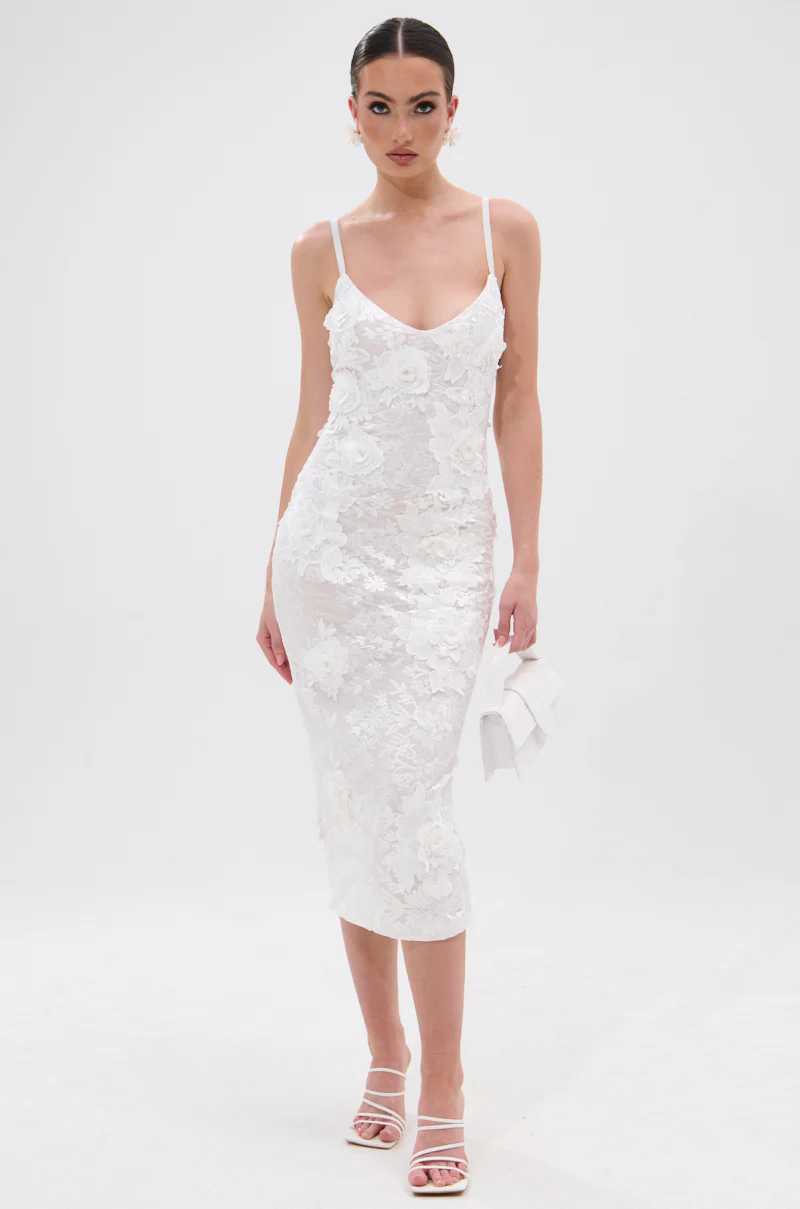 IRIS FLORAL MIDI DRESS - Image 7