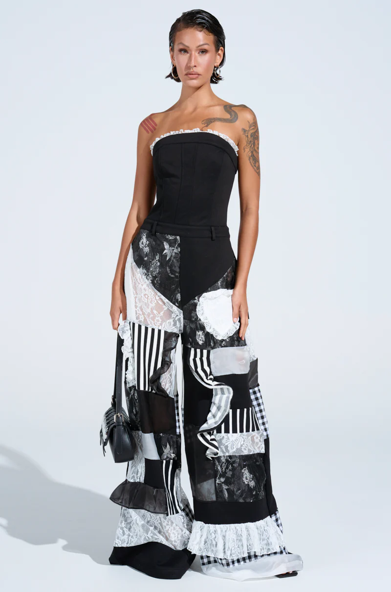 IRIS PATCHWORK JUMPSUIT