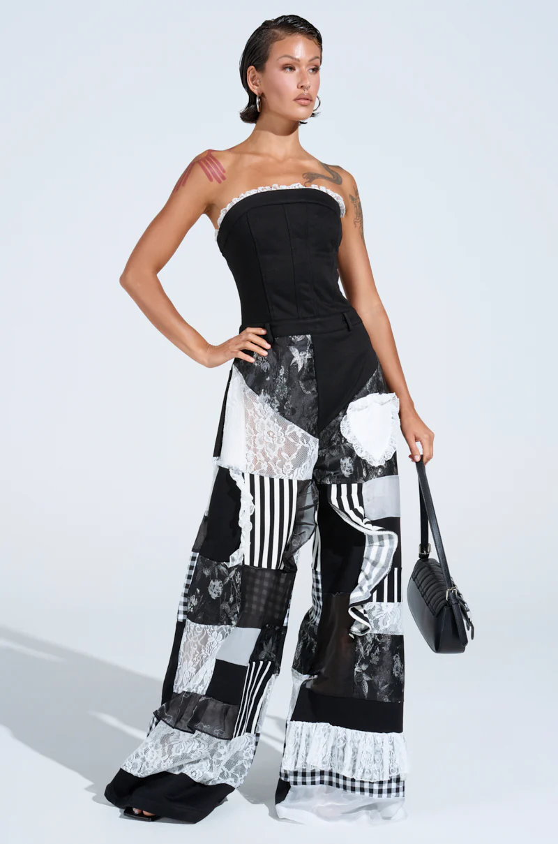 IRIS PATCHWORK JUMPSUIT - Image 2
