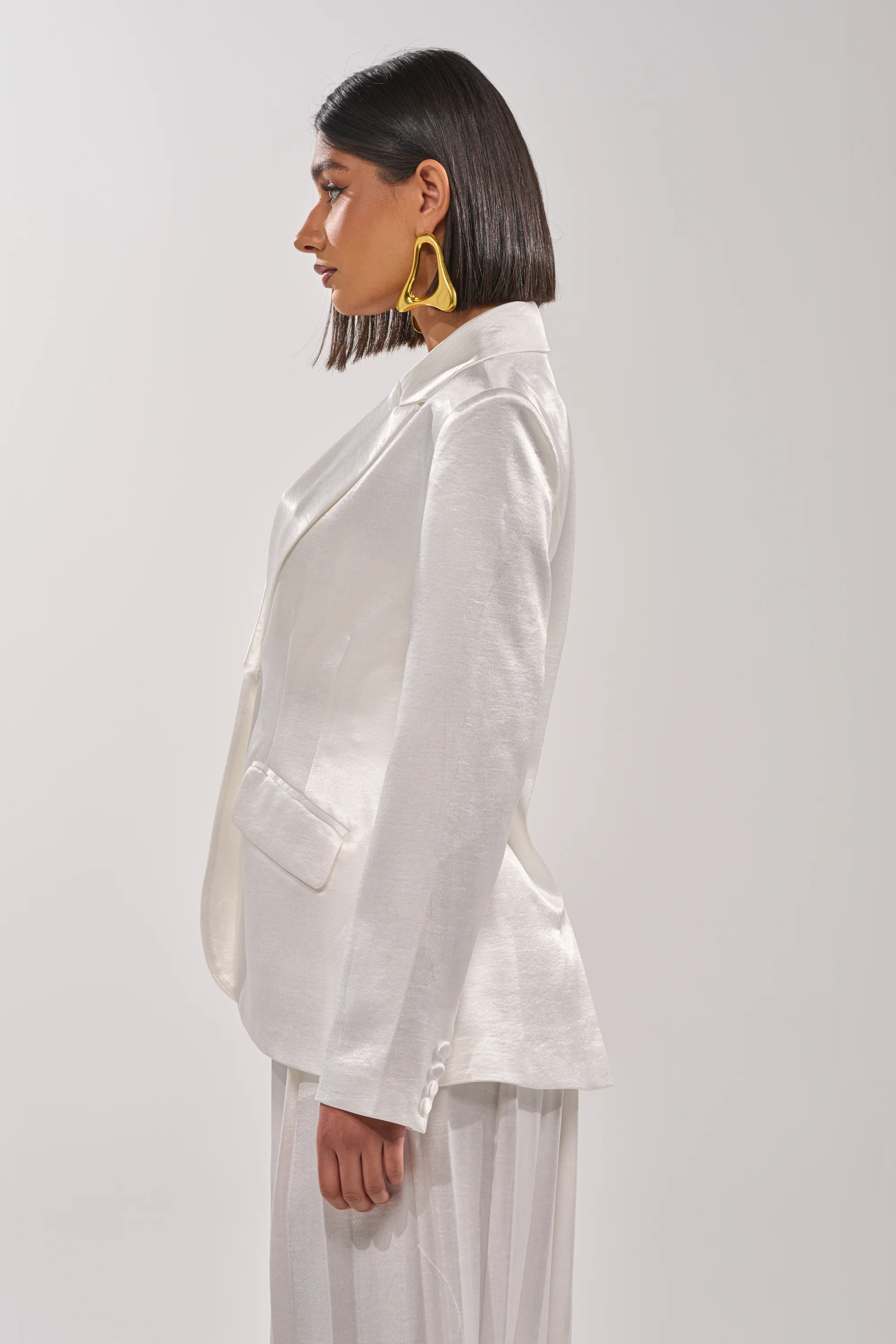 IRIS SATIN BLAZER - Image 4
