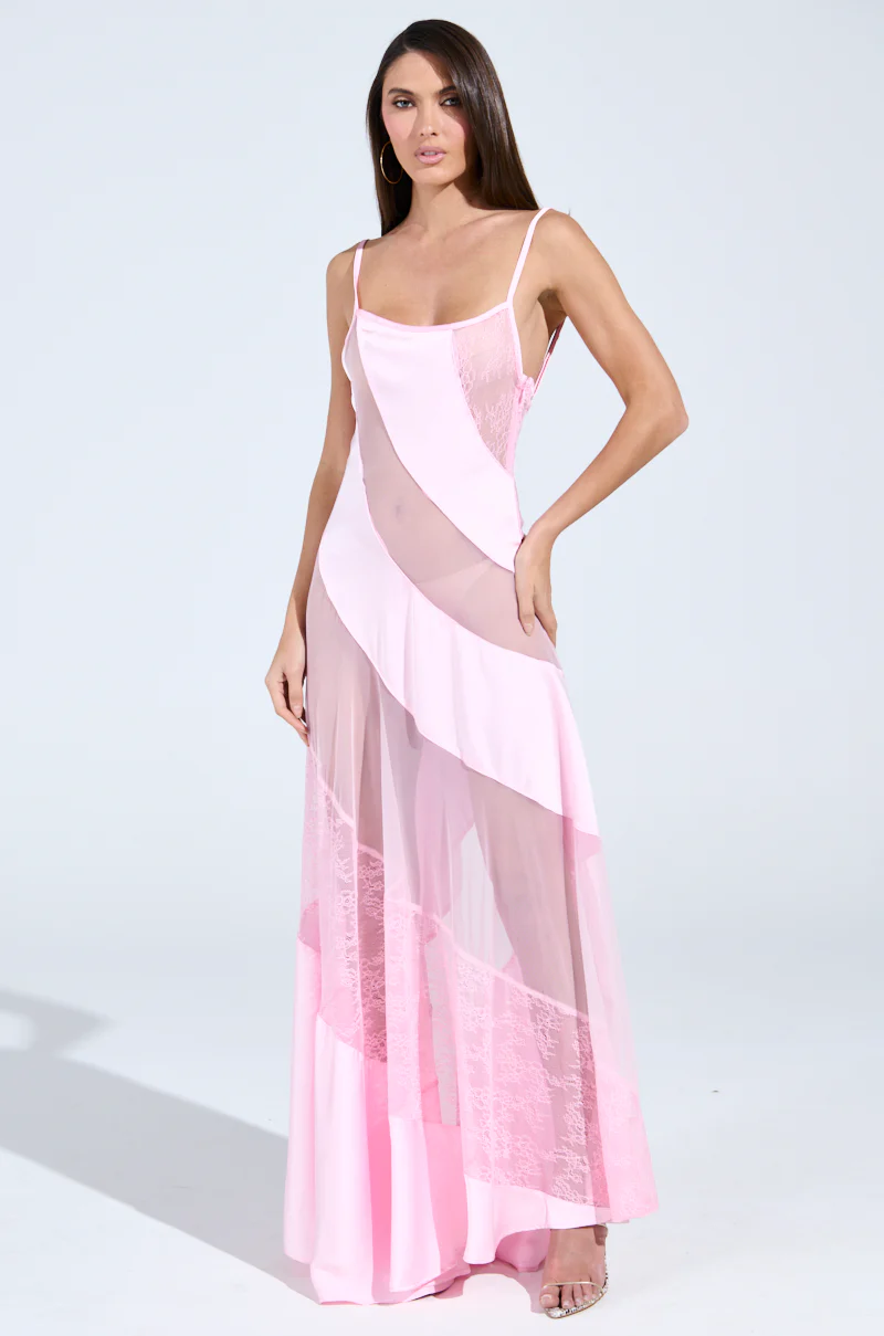 ISABELLA SATIN MAXI DRESS - Image 2