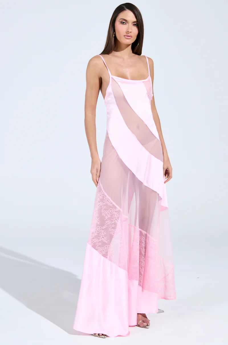 ISABELLA SATIN MAXI DRESS - Image 3