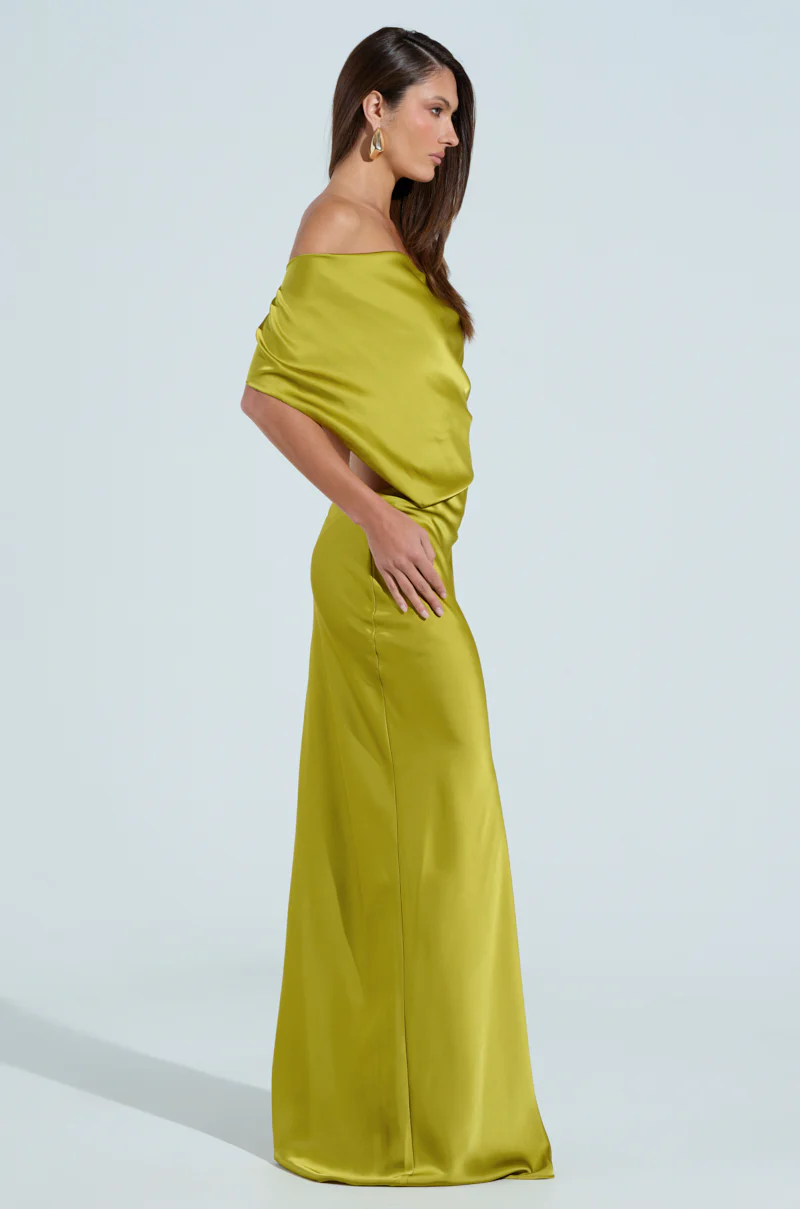 ISLA SATIN MAXI DRESS - Image 5