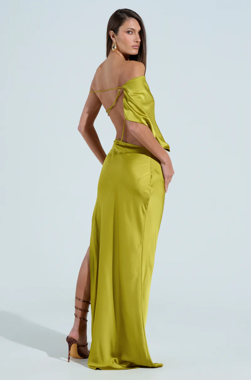 ISLA SATIN MAXI DRESS - Image 6