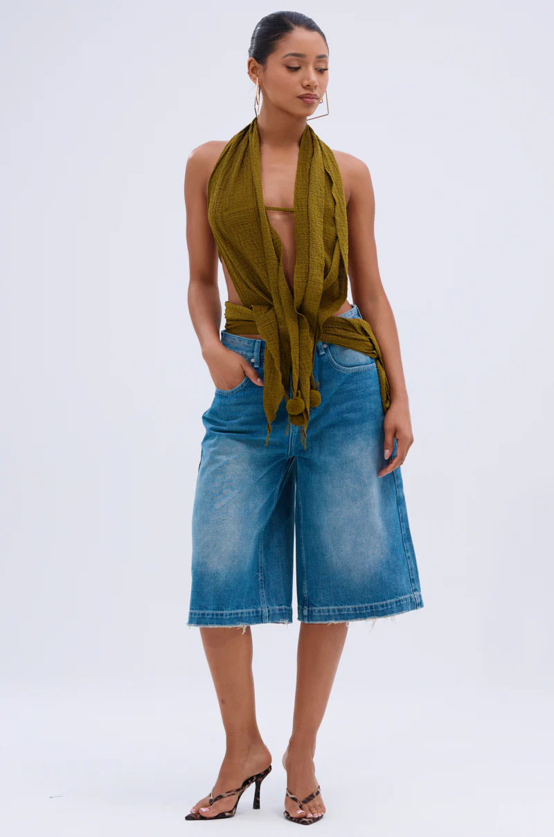 ISLAND DREAMS WRAP HALTER TOP - Image 6