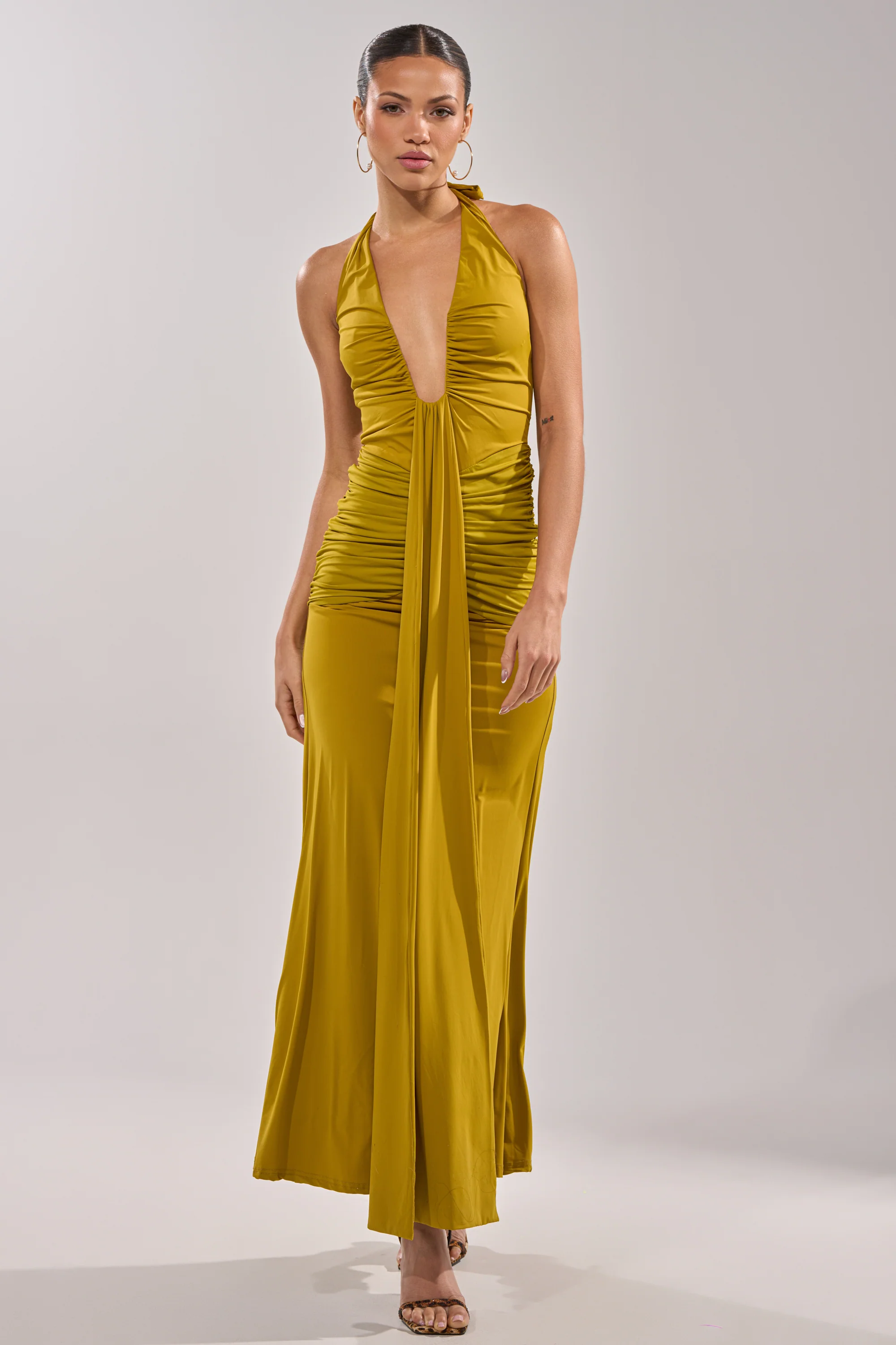 ISLAND LOVE MAXI DRESS IN GREEN