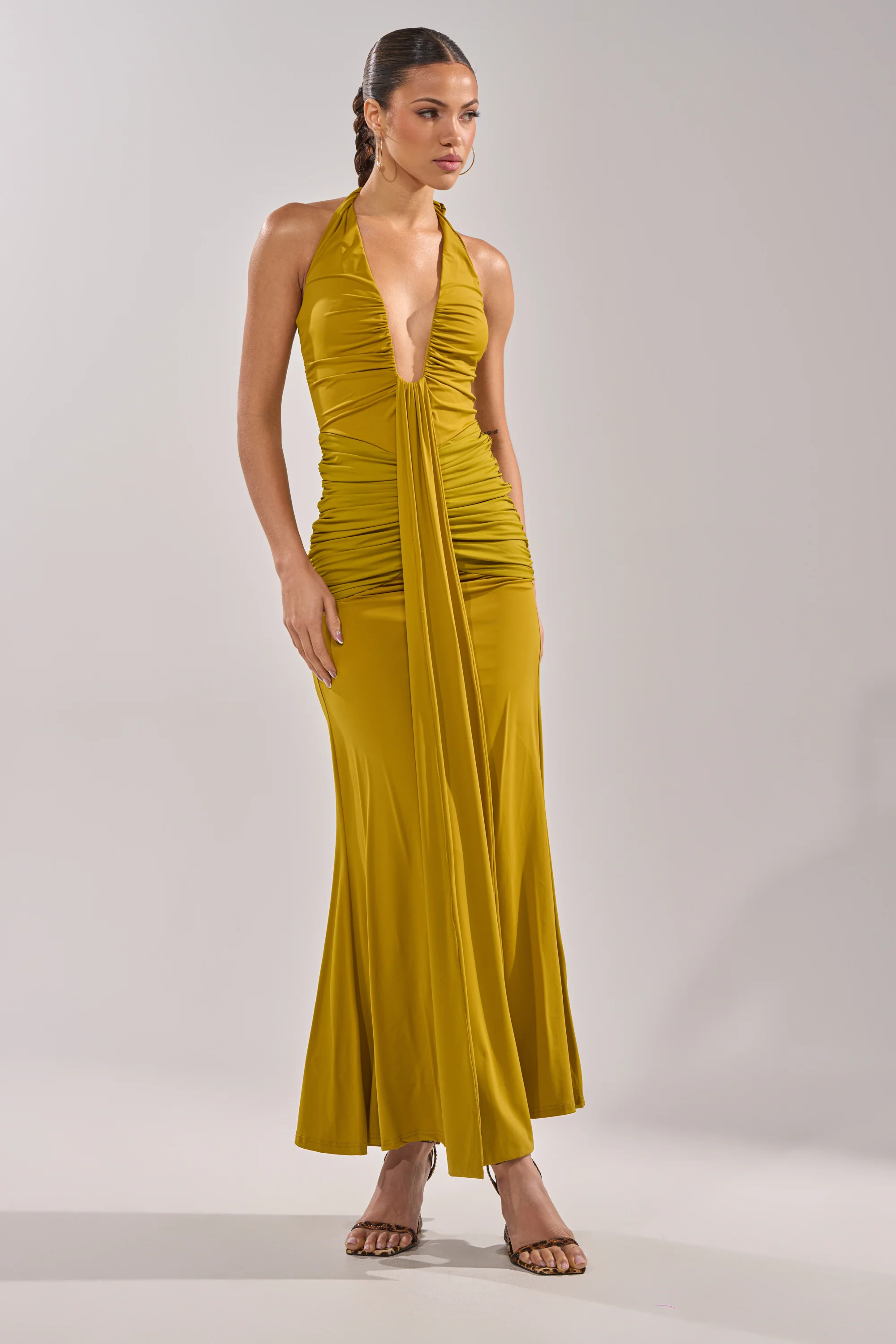 ISLAND LOVE MAXI DRESS IN GREEN - Image 4