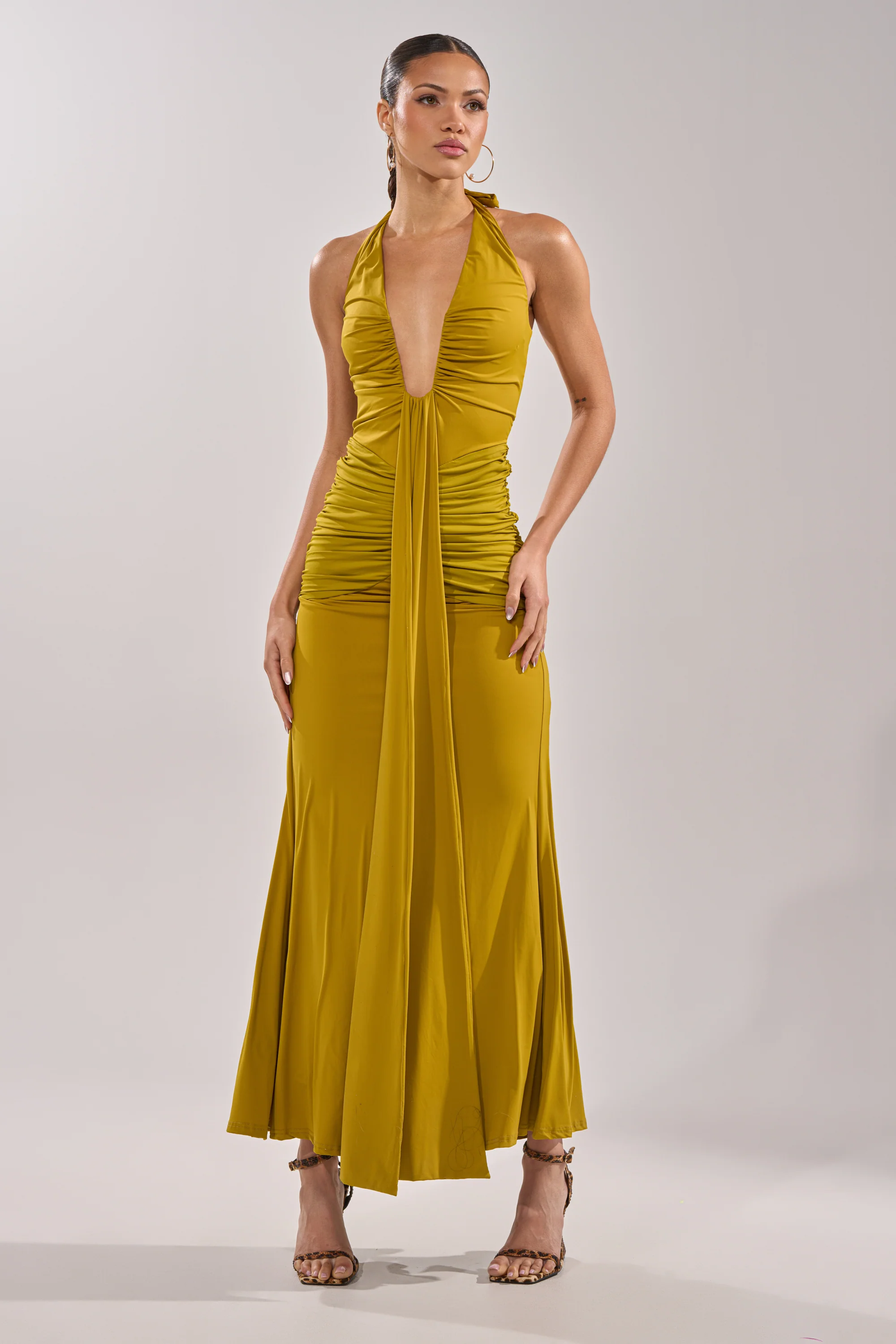 ISLAND LOVE MAXI DRESS IN GREEN - Image 6