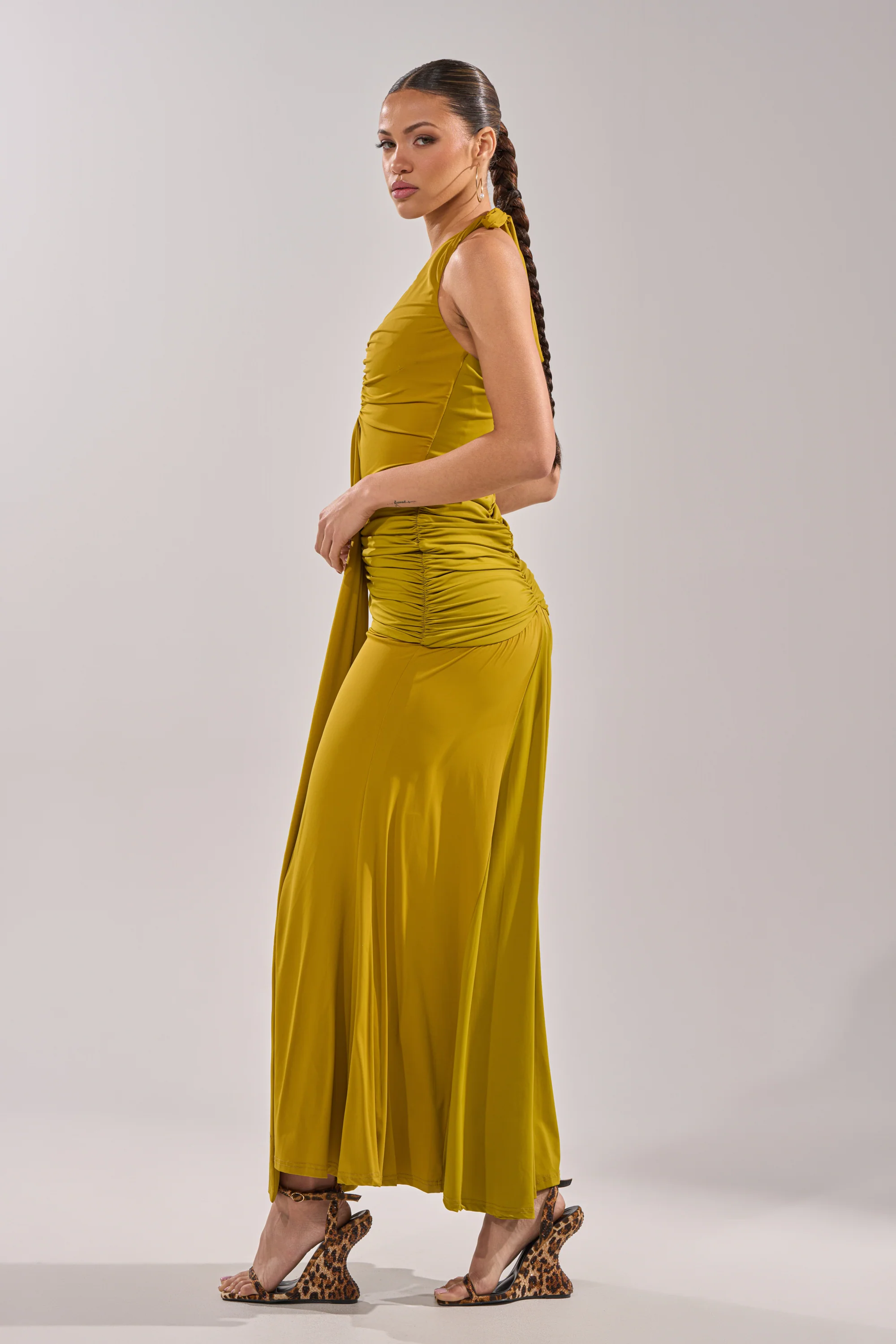 ISLAND LOVE MAXI DRESS IN GREEN - Image 7