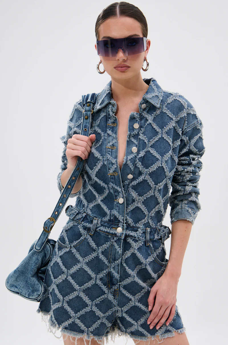 IT GIRL DENIM ROMPER - Image 3