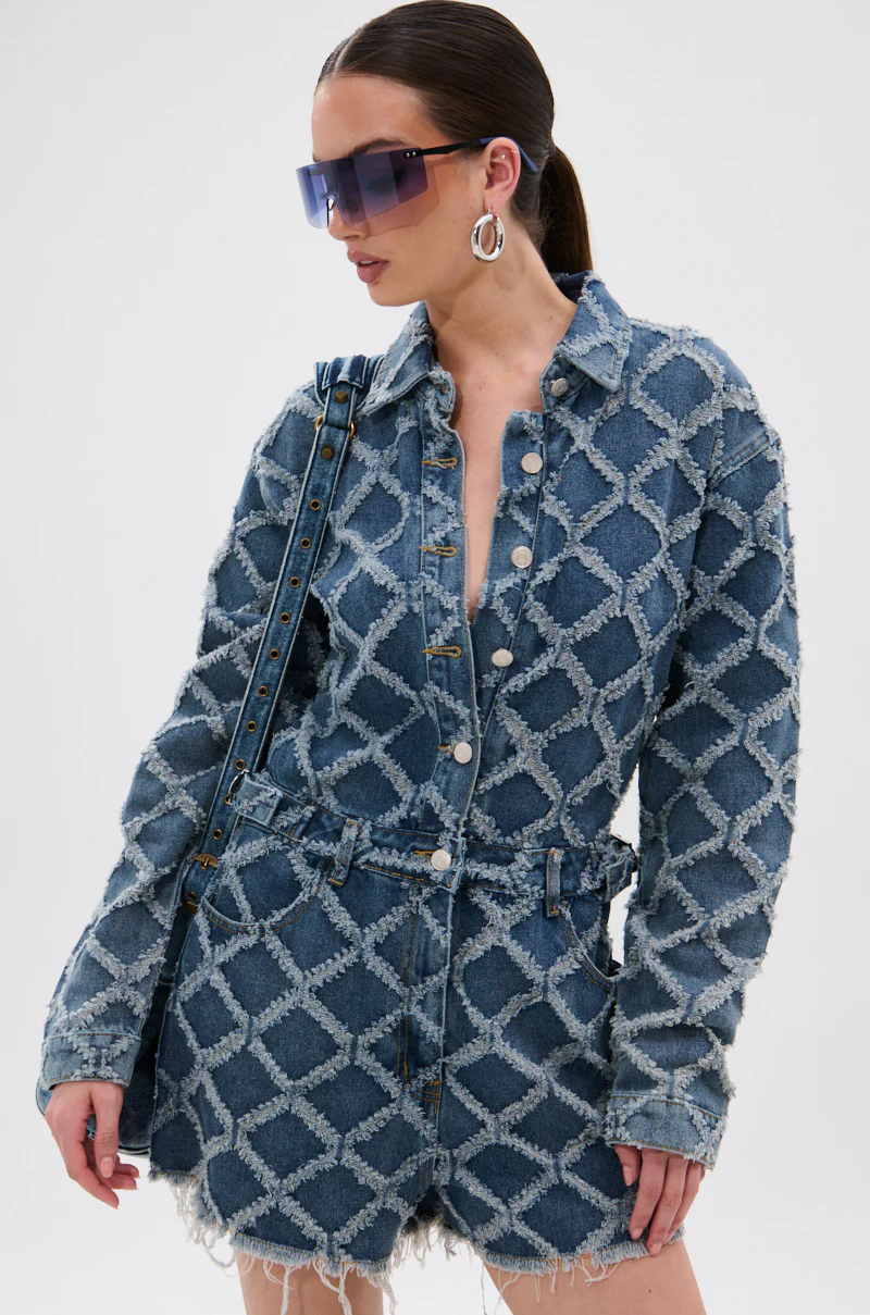 IT GIRL DENIM ROMPER - Image 4