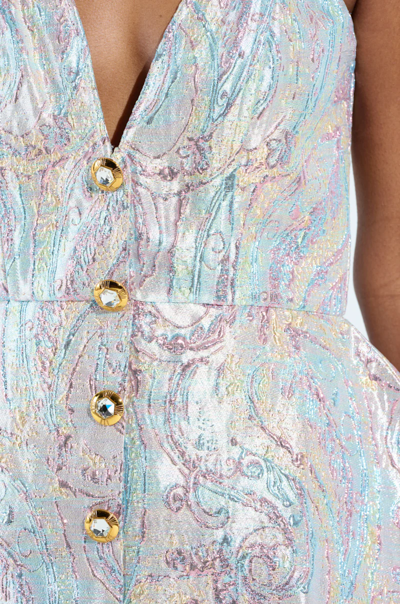 IT GIRL ROMPER IN BROCADE - Image 6