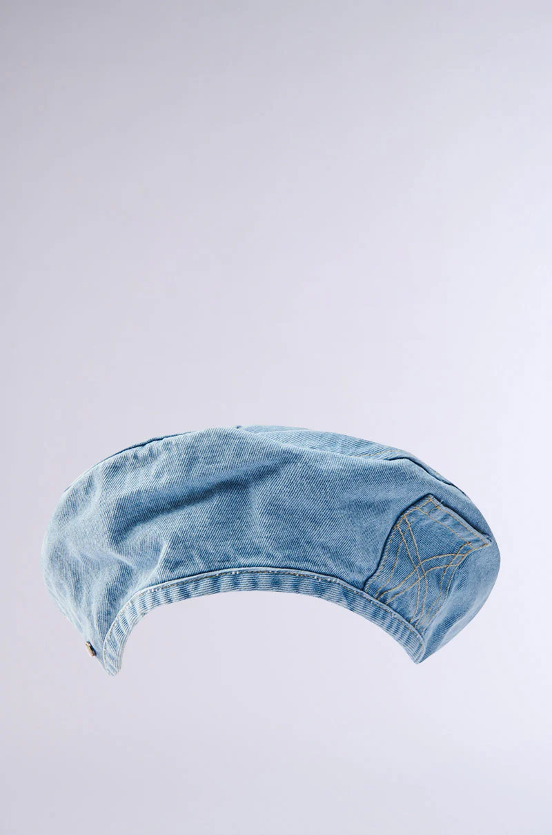 IT GURL DENIM BERET - Image 3