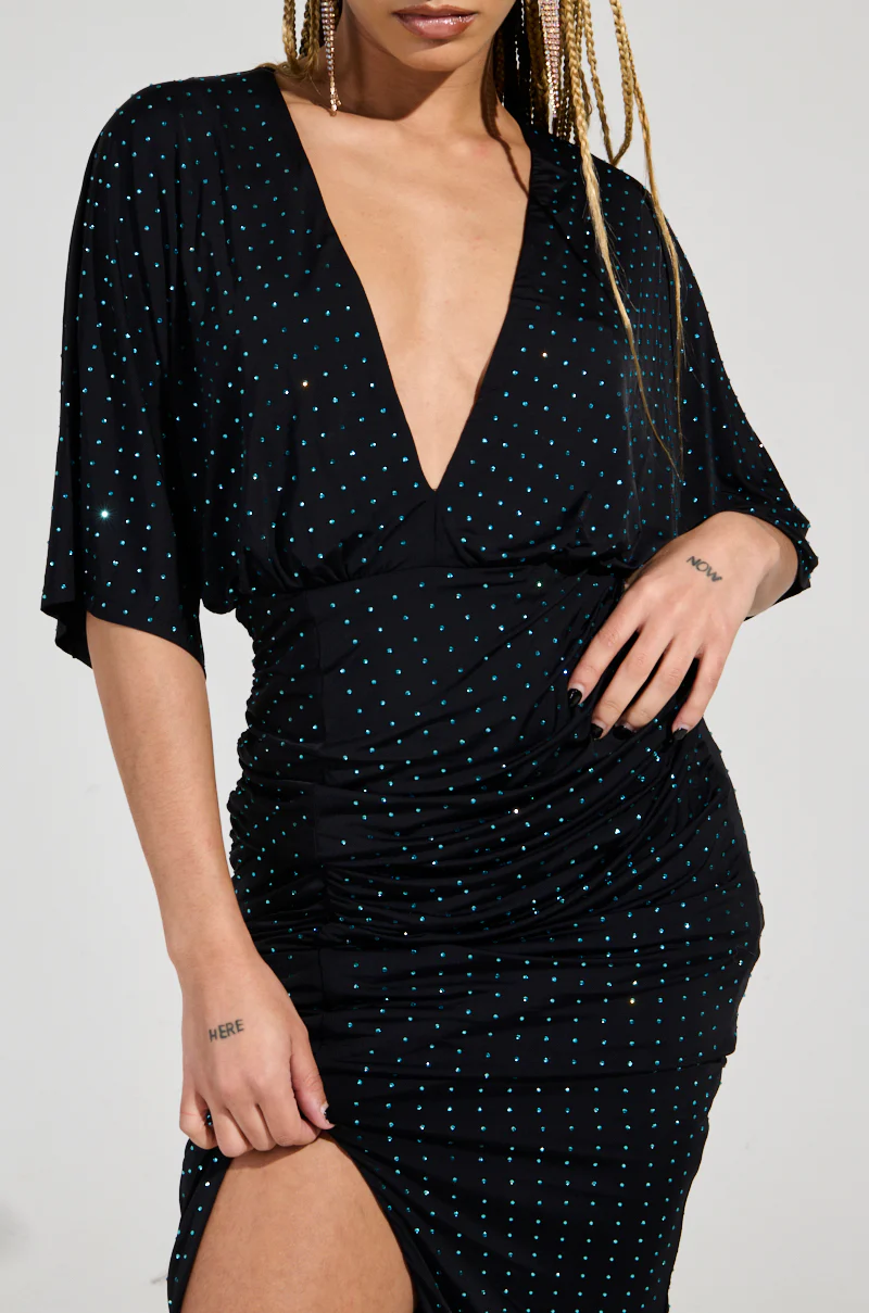 IT'S GIVING HOLIDAY RHINESTONE MAXI DRESS - Image 6