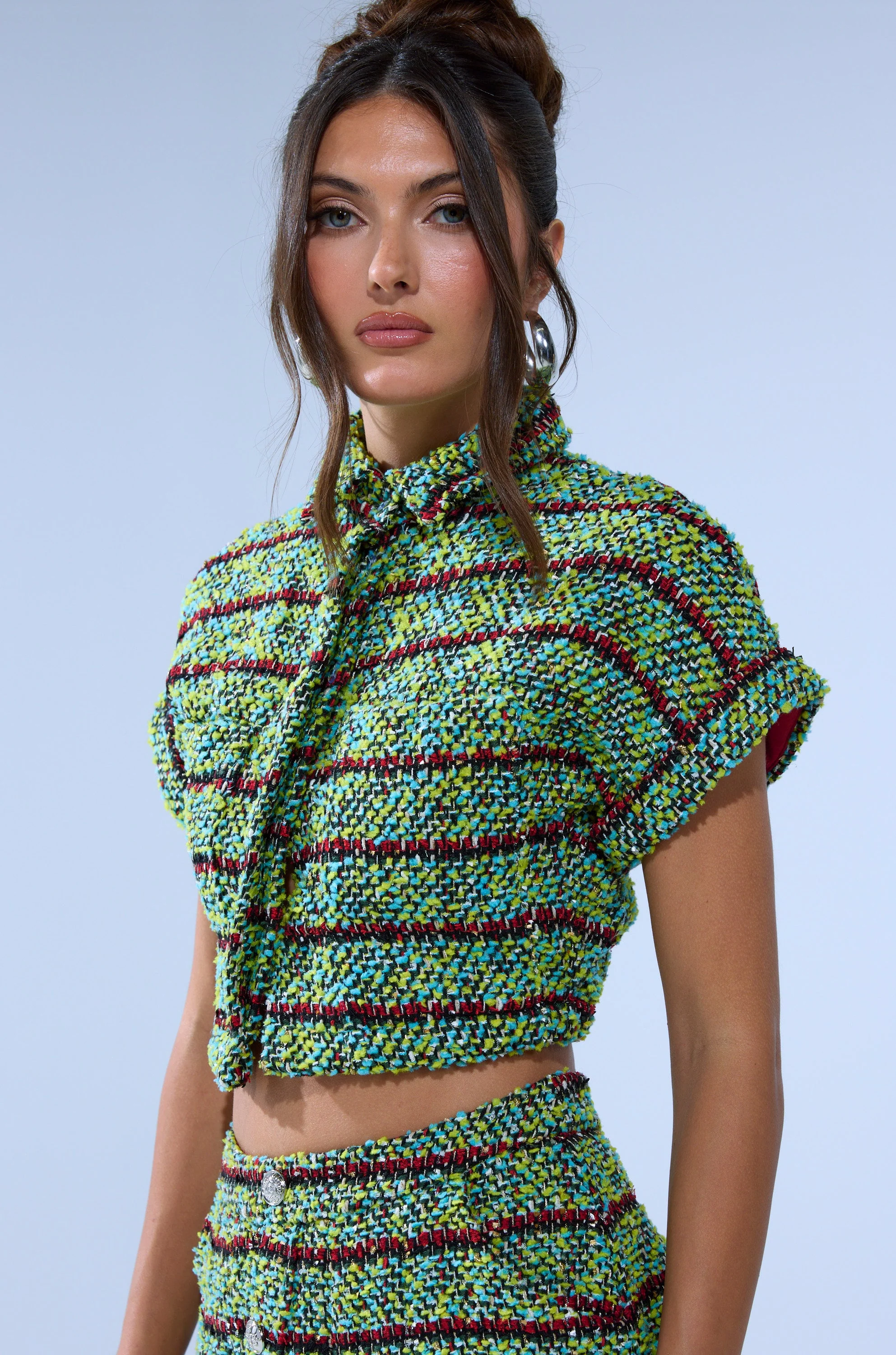 IT'S GIVING TWEED BUTTON DOWN - Image 5