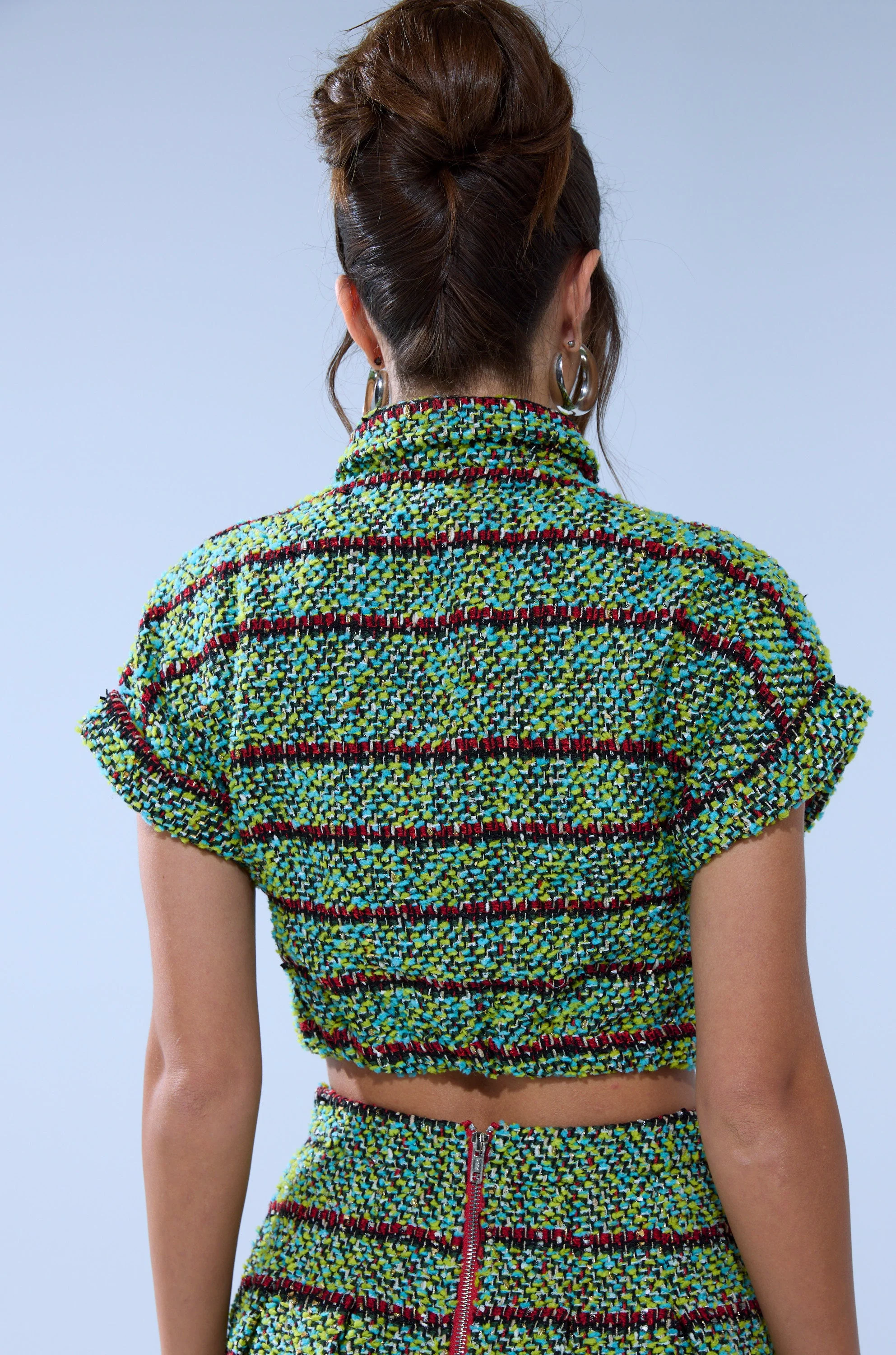 IT'S GIVING TWEED BUTTON DOWN - Image 6