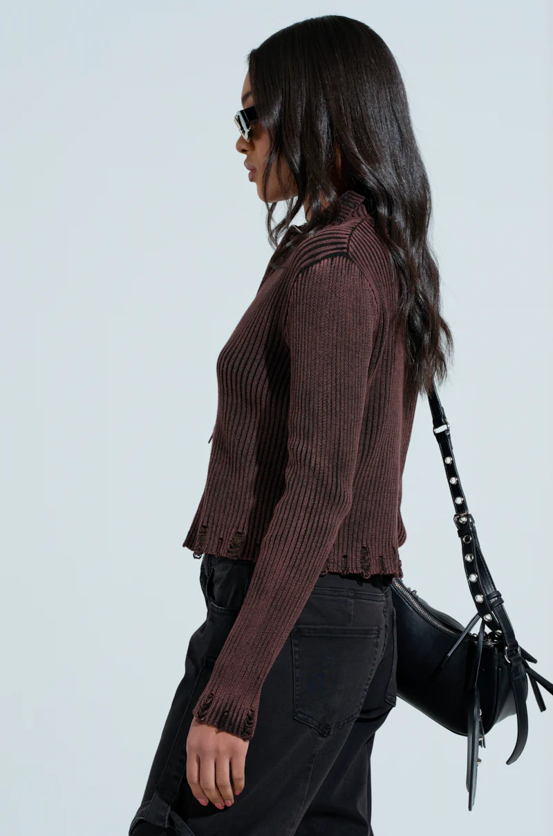 IT'S IN MY NATURE ZIP UP SWEATER - Image 3