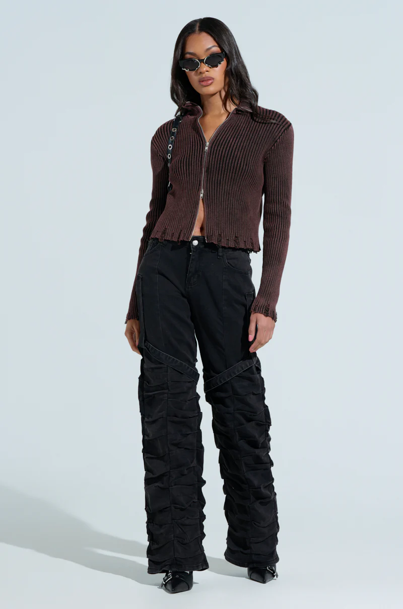IT'S IN MY NATURE ZIP UP SWEATER - Image 5