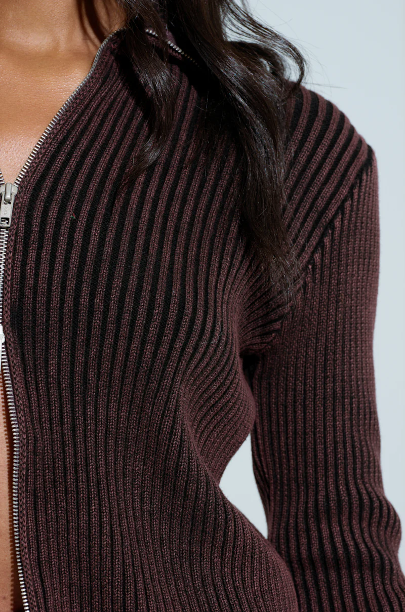 IT'S IN MY NATURE ZIP UP SWEATER - Image 7