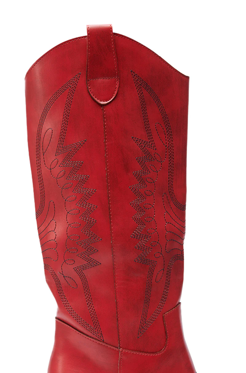 IZABELLA WATERMELON WESTERN BOOT - Image 8
