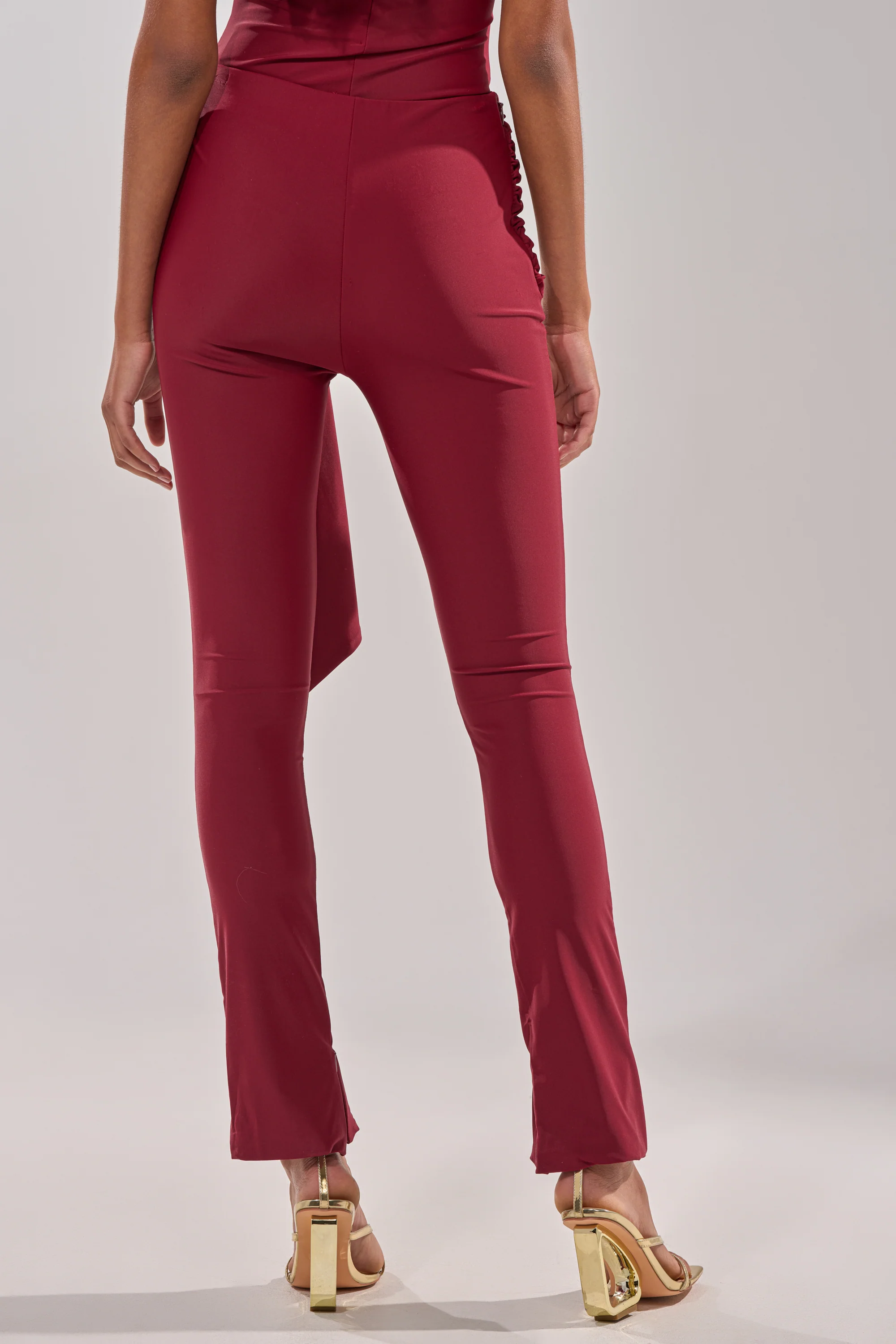 IZZY SEAMLESS LEGGING IN BURGUNDY - Image 6
