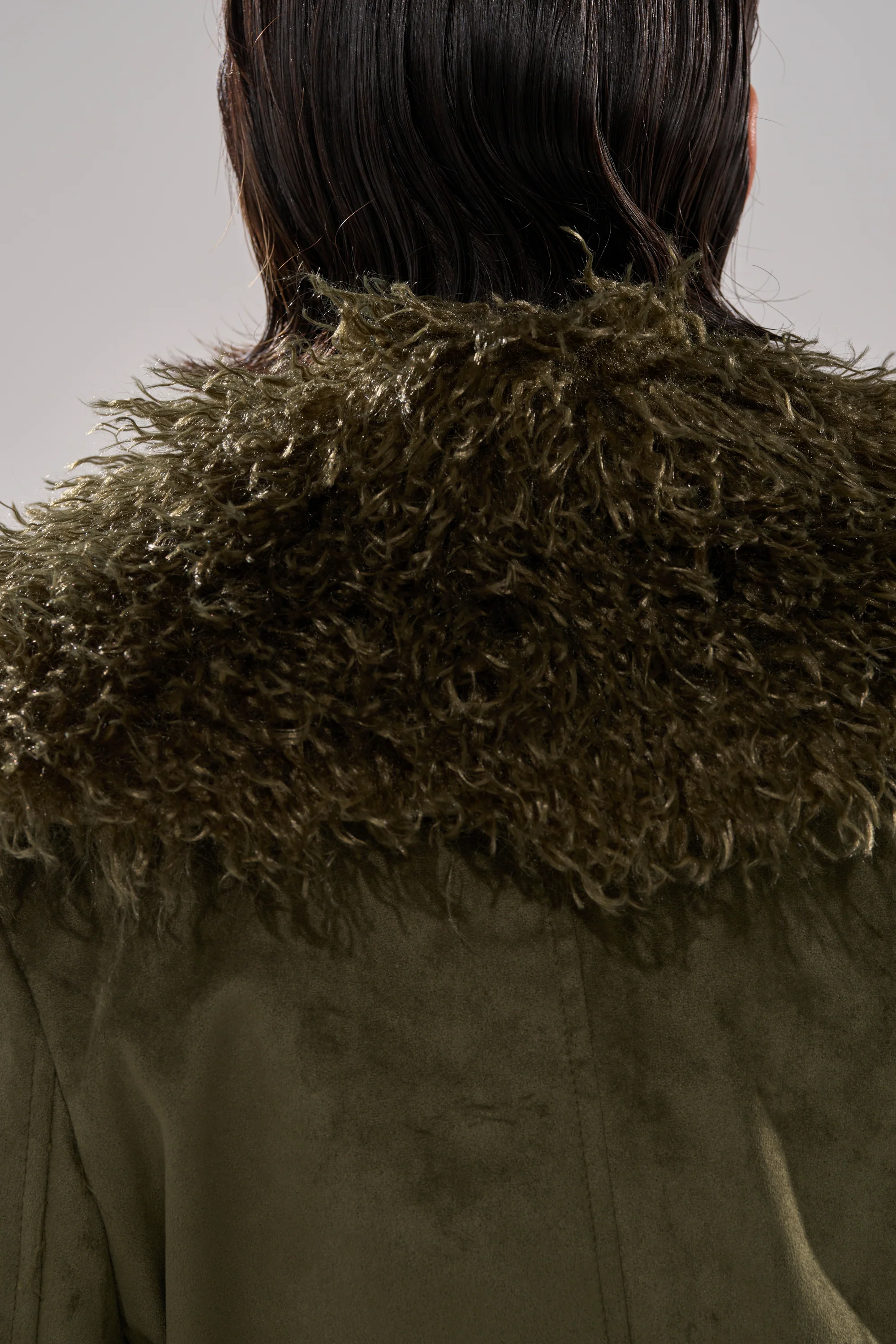 JADE FUR TRIM TRENCH - Image 10